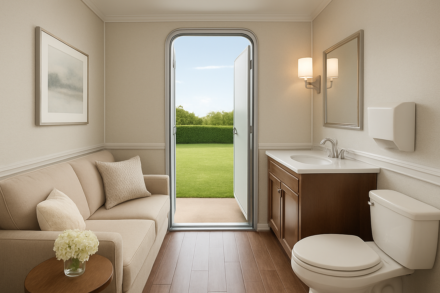 שירותים ניידים מפוארים לאירועים: איך לגרום לאורחים להרגיש כמו בבית