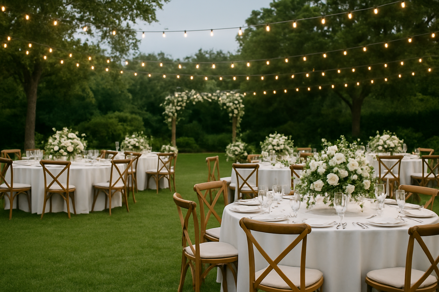 תכנון חתונה בחצר: איך ליצור אווירה אינטימית וקסומה