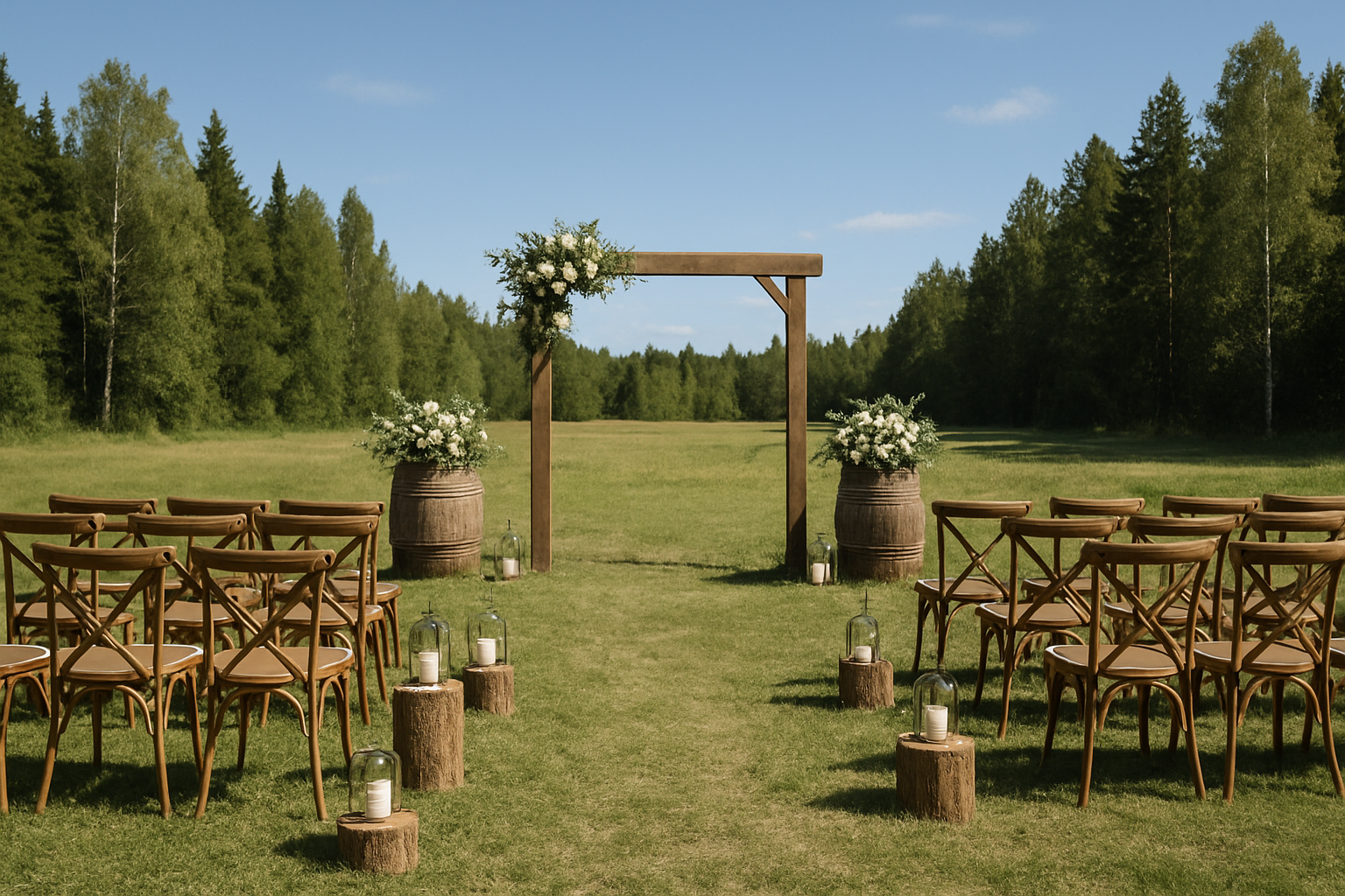 אירגון חתונה בשטח: איך לנצל את הטבע ליצירת אווירה ייחודית