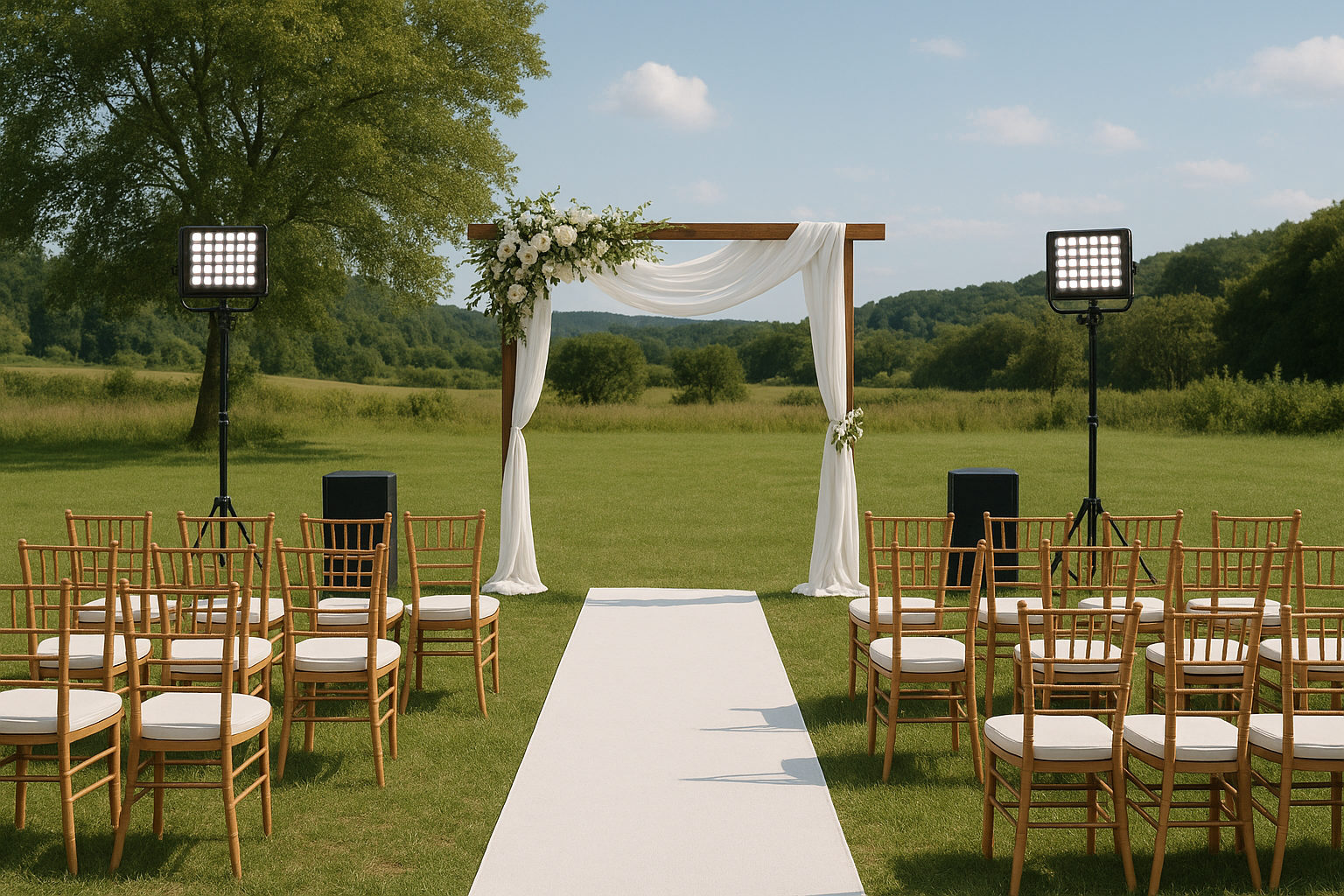 אירגון חתונה בשטח: איך לשלב בין הטבע לטכנולוגיה