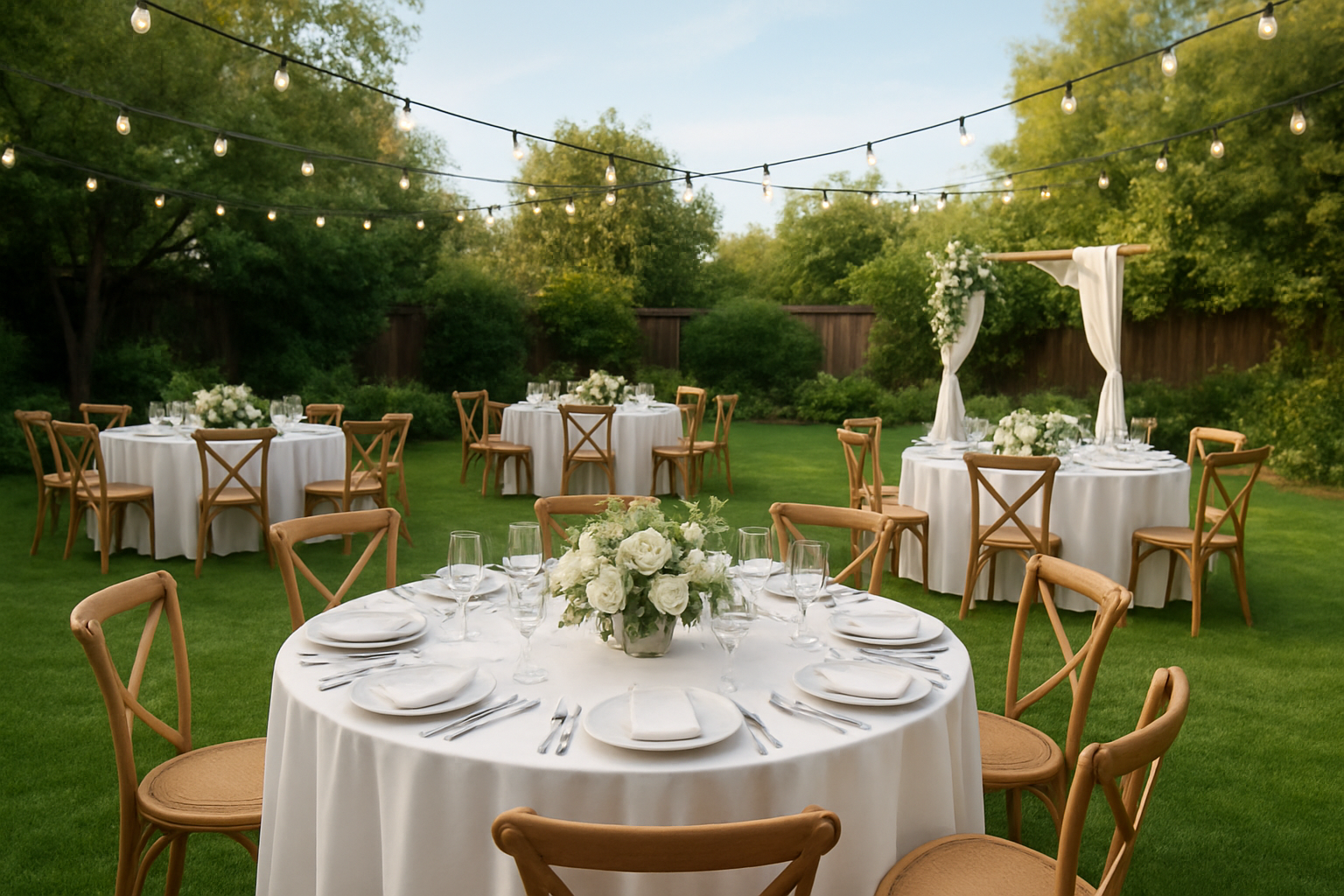 תכנון חתונה בחצר: איך להפוך את החצר לבית חלומי