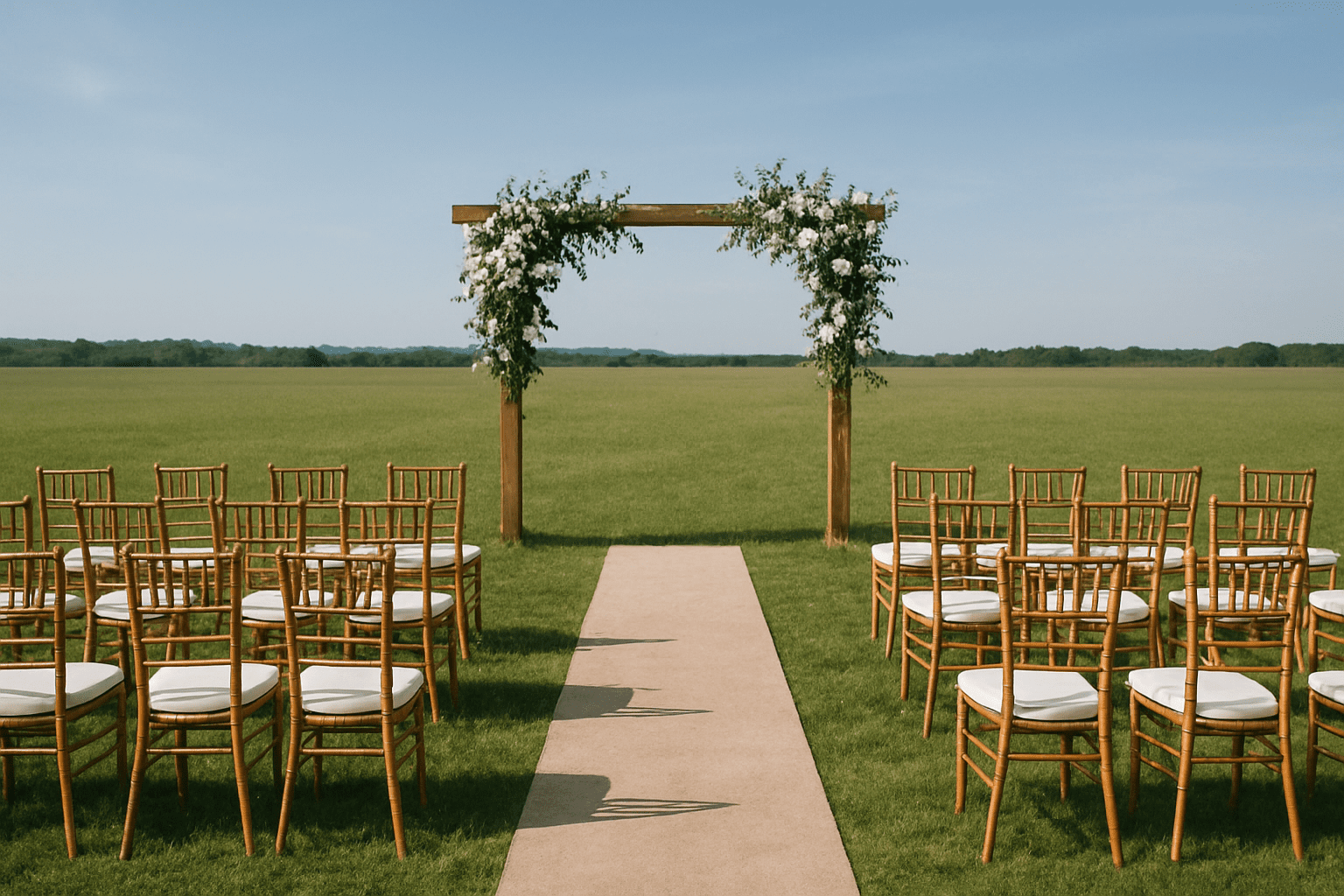 איך לארגן חתונה בשטח בנוחות ובסטייל