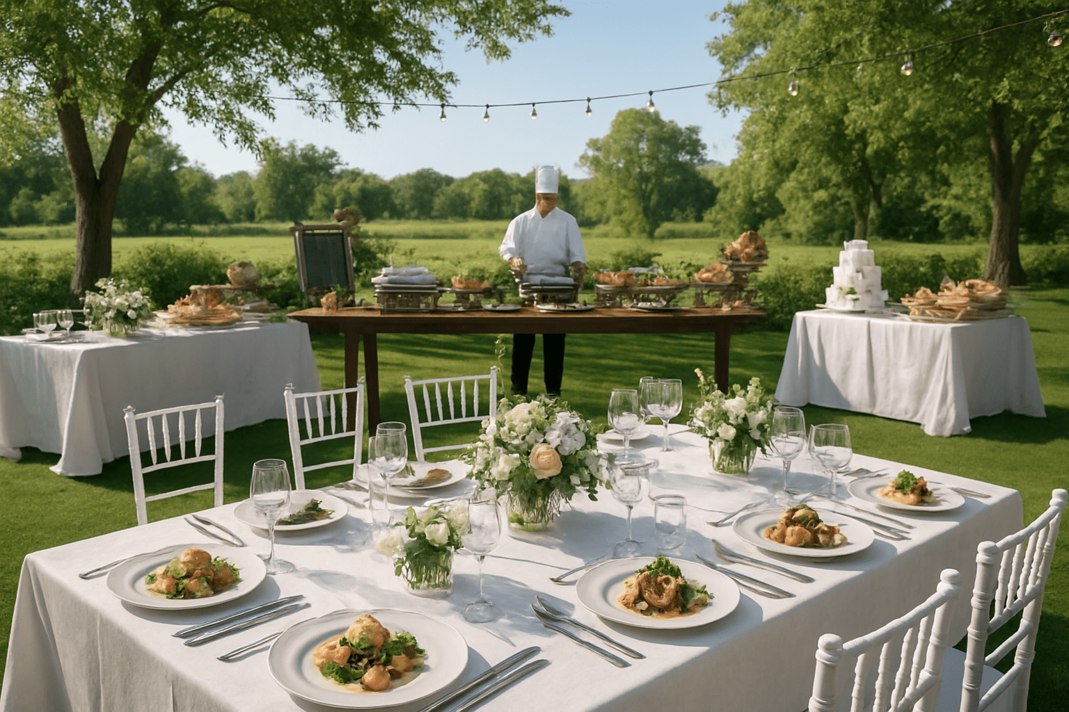 טיפים לחתונה בחוץ: איך להבטיח חוויה קולינרית בלתי נשכחת