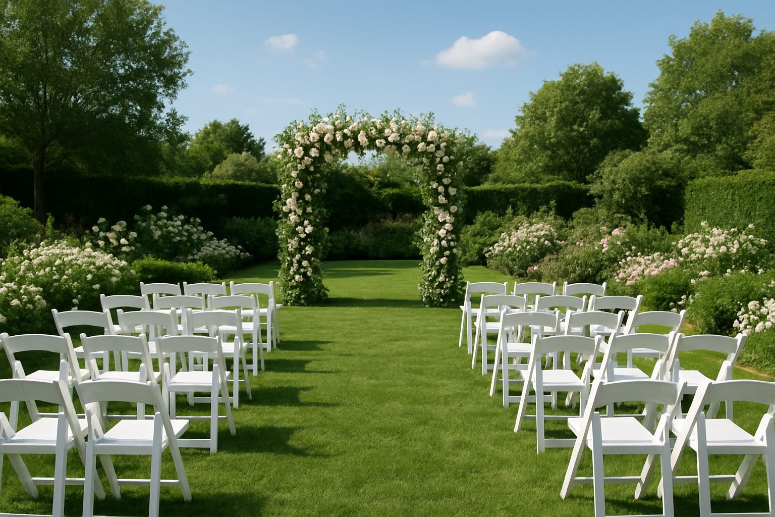 תכנון חתונה בחצר: איך לשלב גינון ועיצוב נוף באירוע