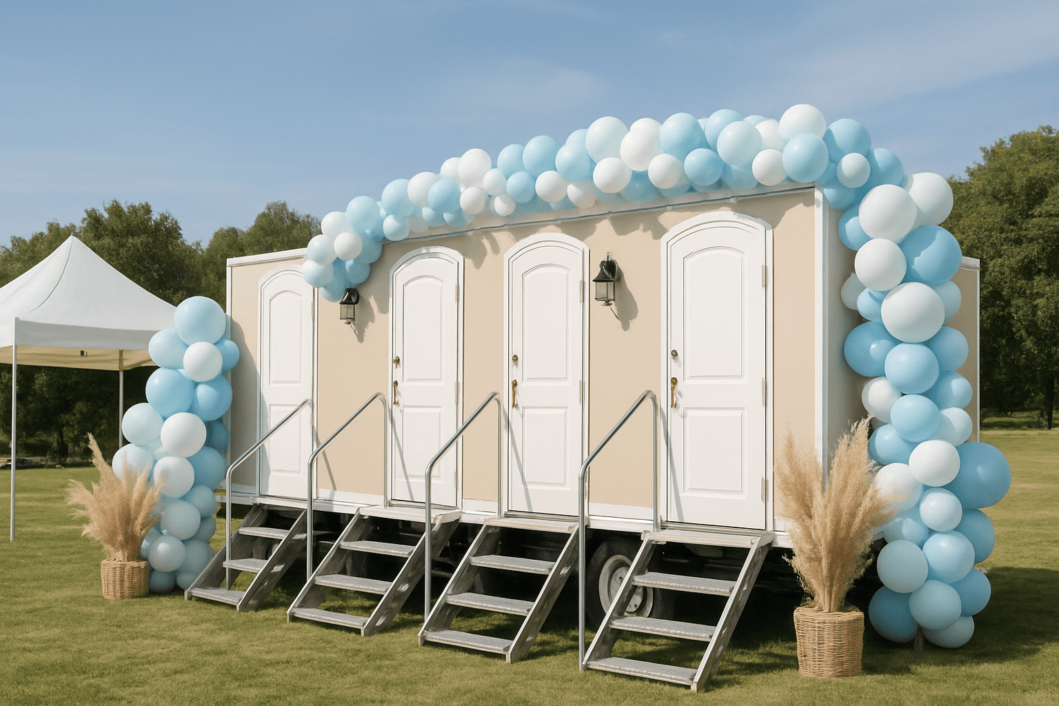 איך לבחור שירותים ניידים שיתאימו לנושא האירוע שלכם