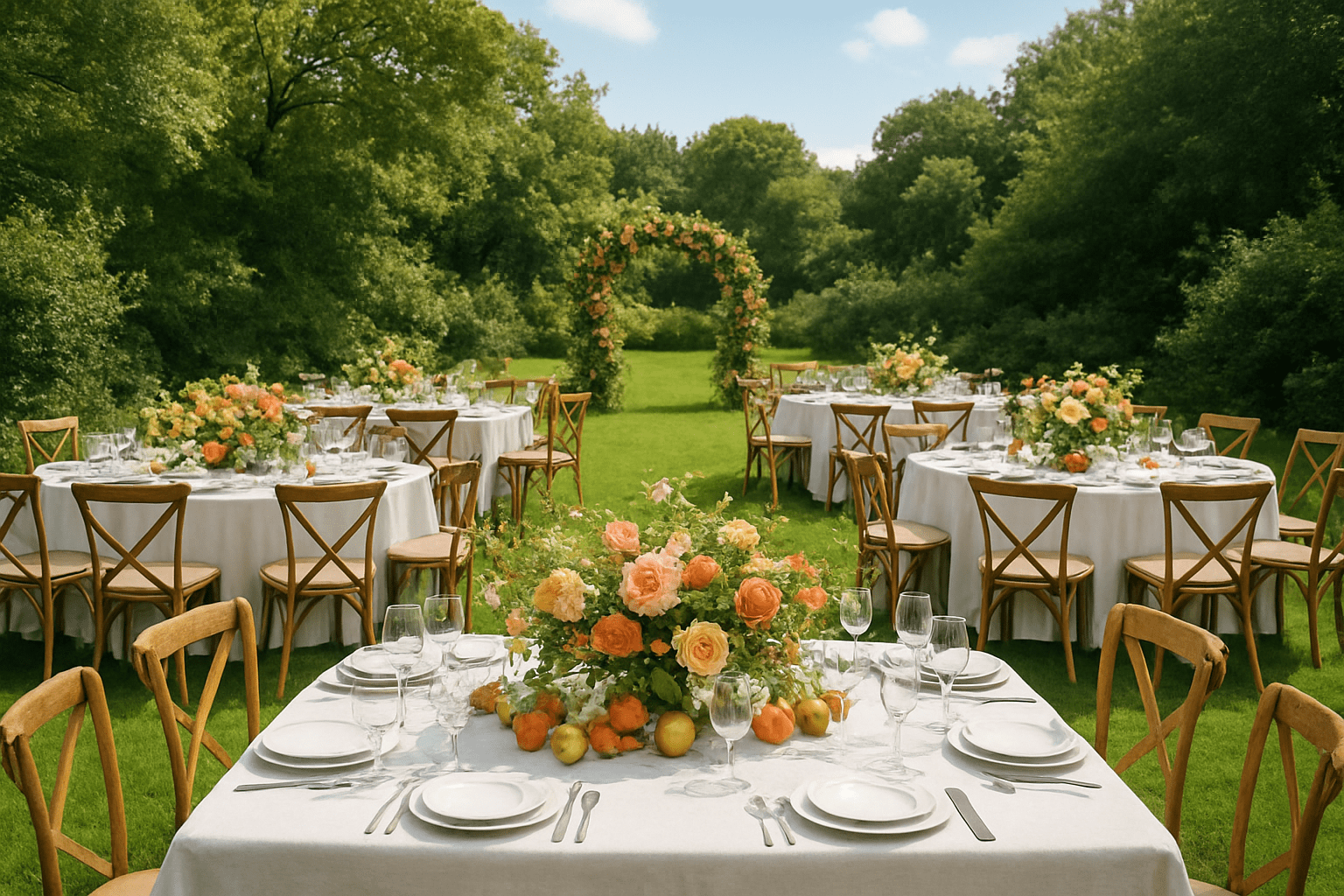 החתונה בחצר: איך לשלב אלמנטים טבעיים בעיצוב