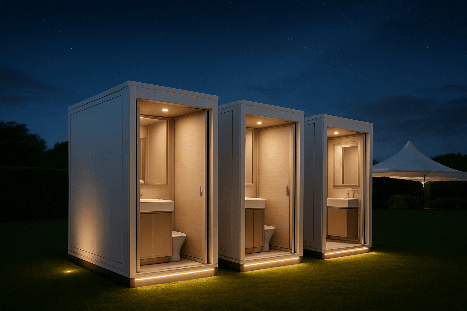 מה שהופך שירותים ניידים מפוארים לאירוע למושלמים