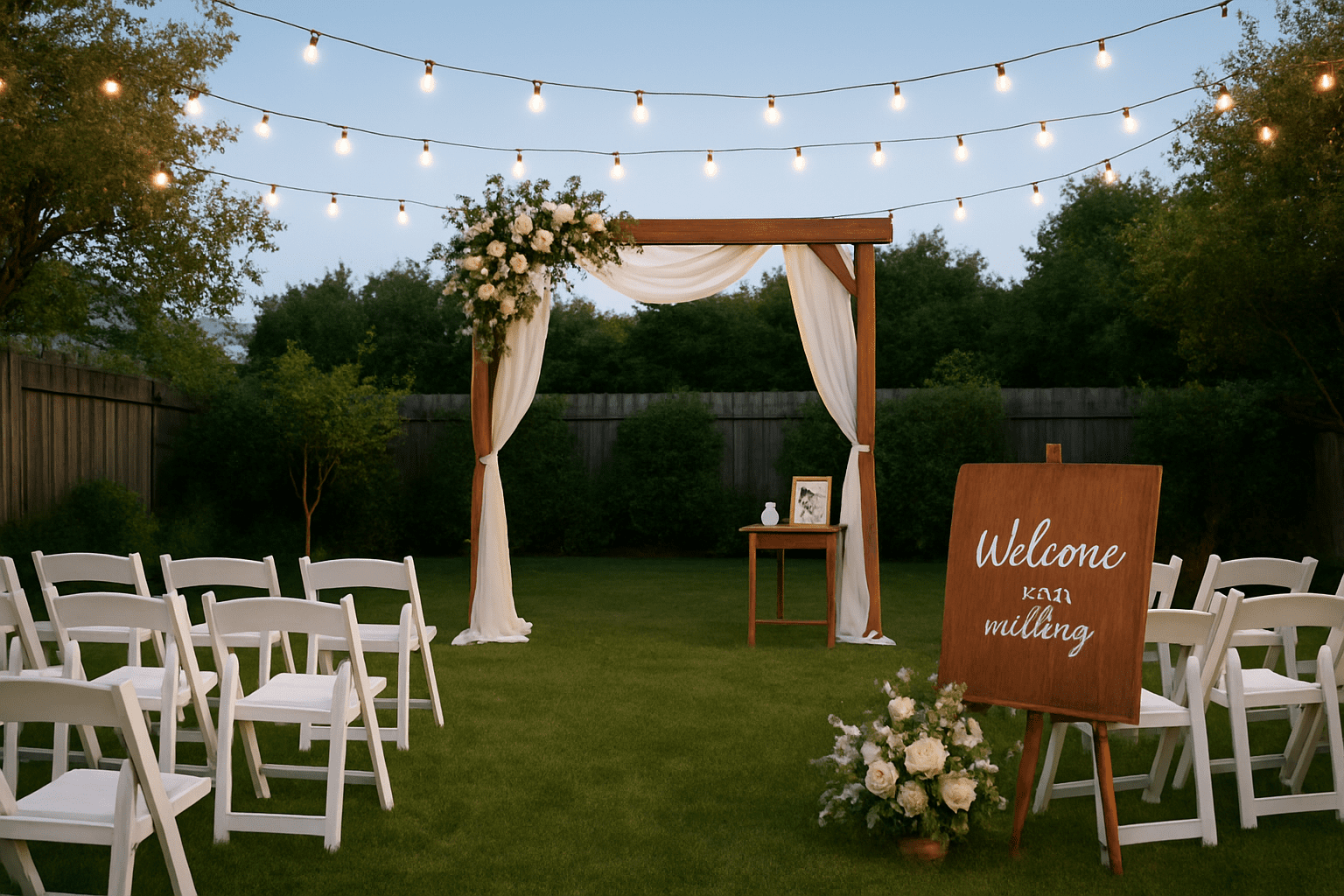 תכנון חתונה בחצר: איך לנצל את החלל בצורה יצירתית