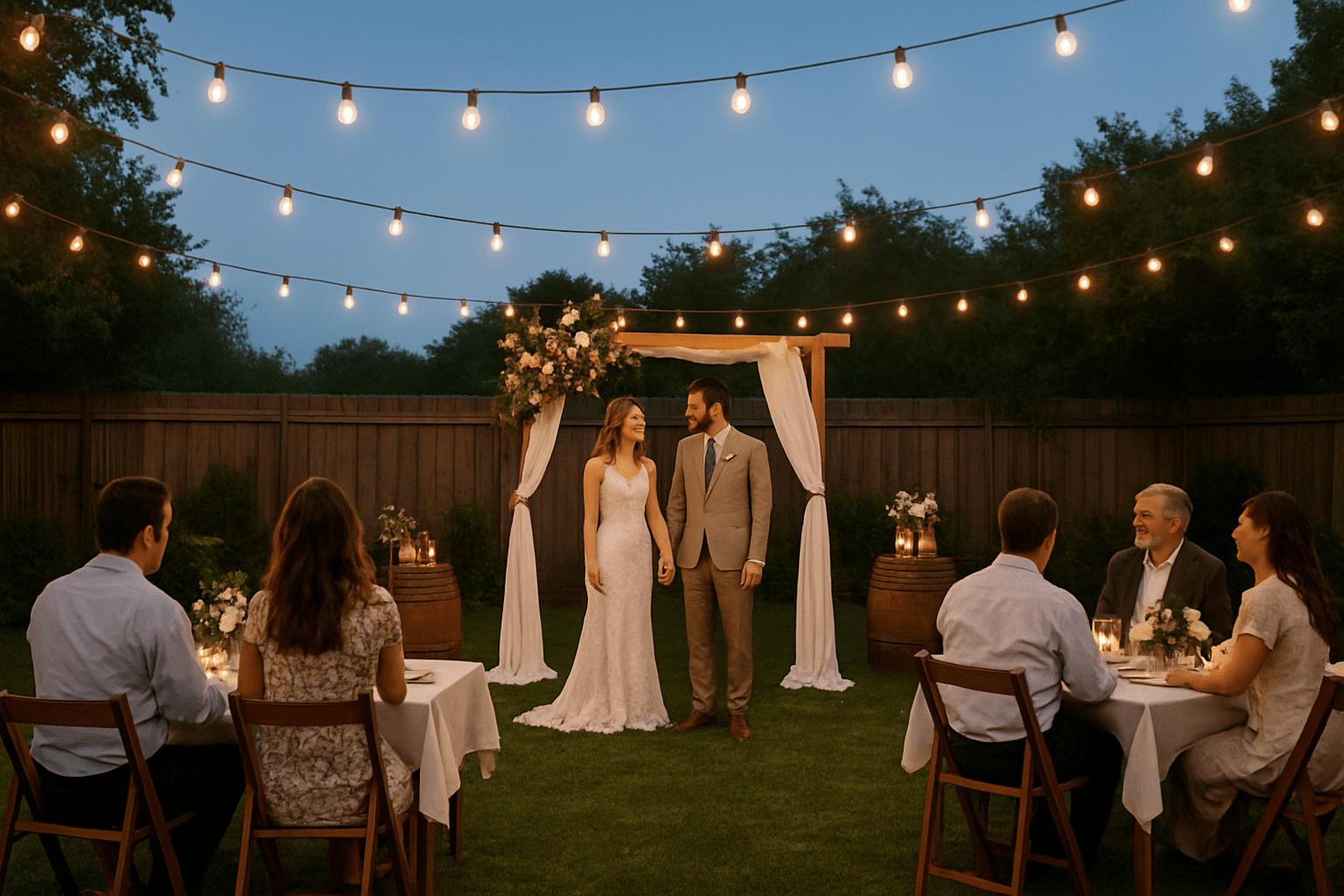 תכנון חתונה בחצר: איך ליצור אווירה חמימה וביתית