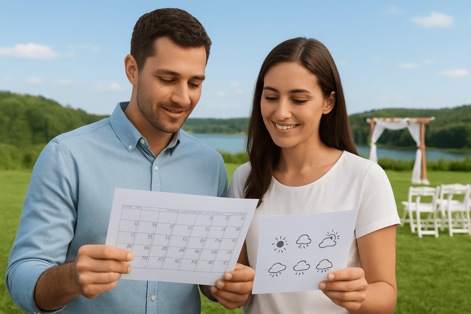 טיפים לחתונה בחוץ: איך לבחור את התאריך המושלם