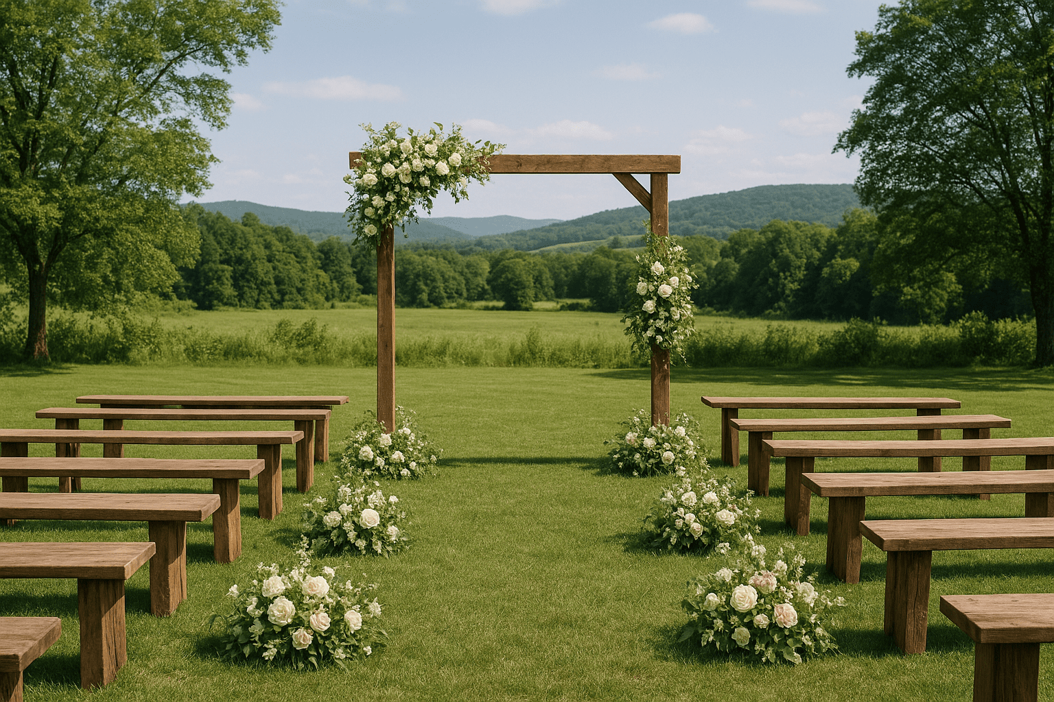 אירגון חתונה בשטח: איך לשלב את הטבע בעיצוב האירוע