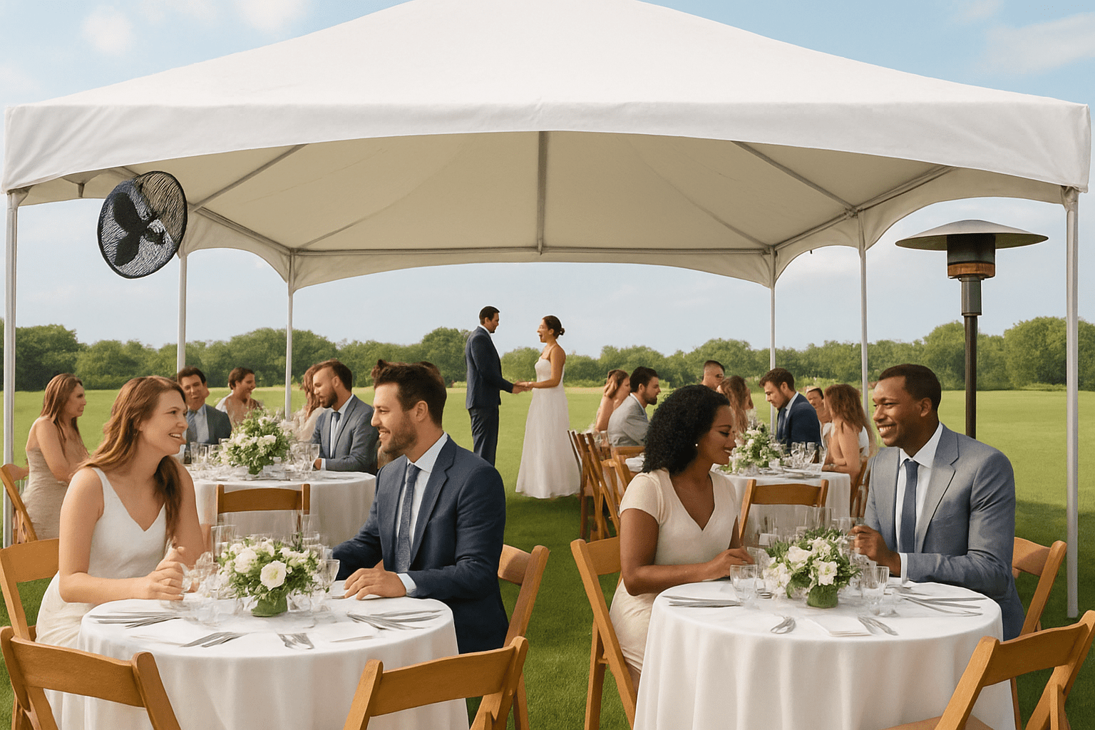 טיפים לחתונה בחוץ: איך לשמור על נוחות האורחים בכל תנאי מזג האוויר