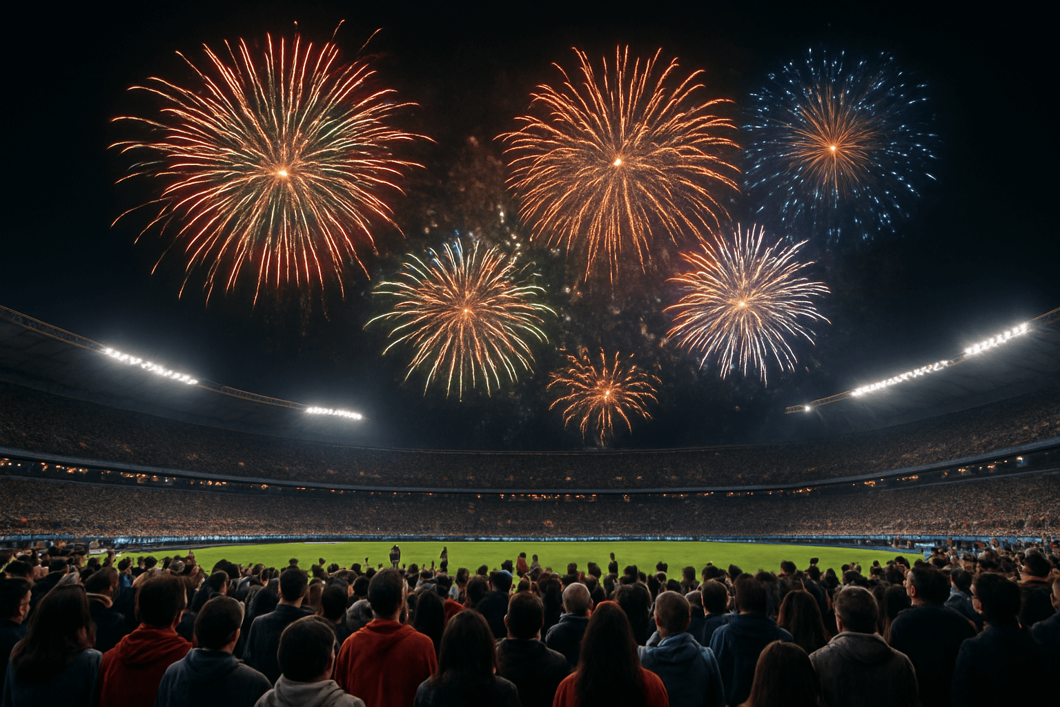 אירועי זיקוקים מרהיבים באנוי לקראת ראש השנה הירחית