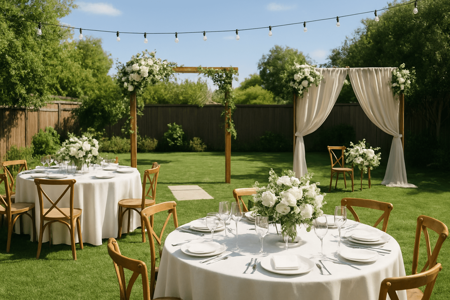 תכנון חתונה בחצר: איך ליצור חוויה קונספטואלית בלתי נשכחת