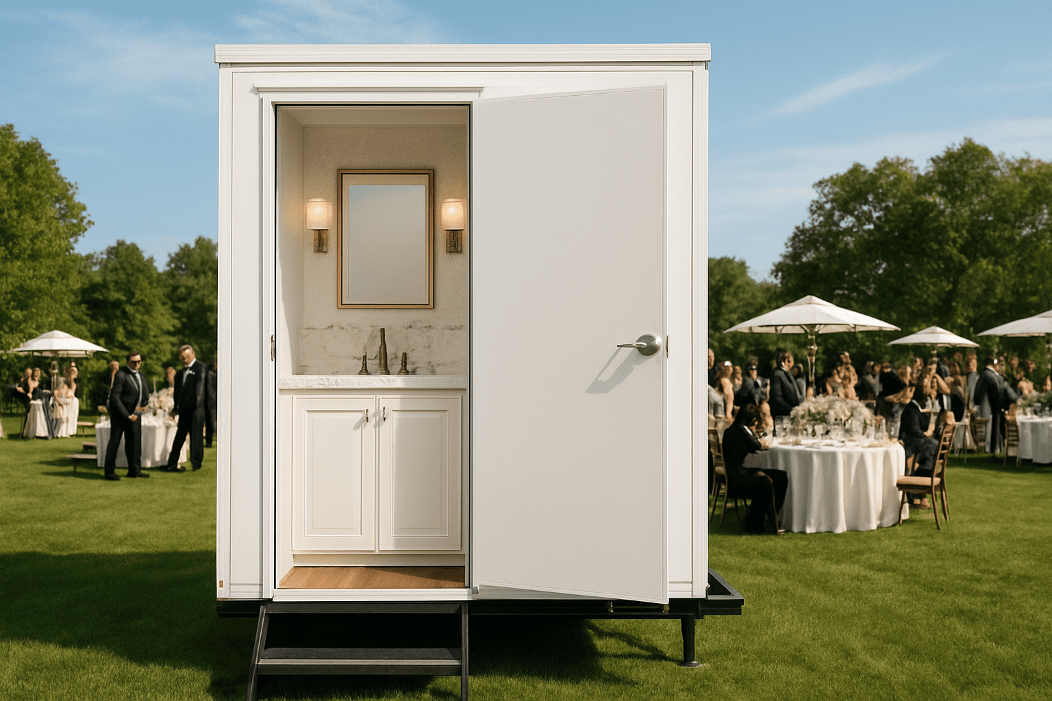 שירותים ניידים מפוארים לאירועים: איך להבטיח חוויה יוקרתית