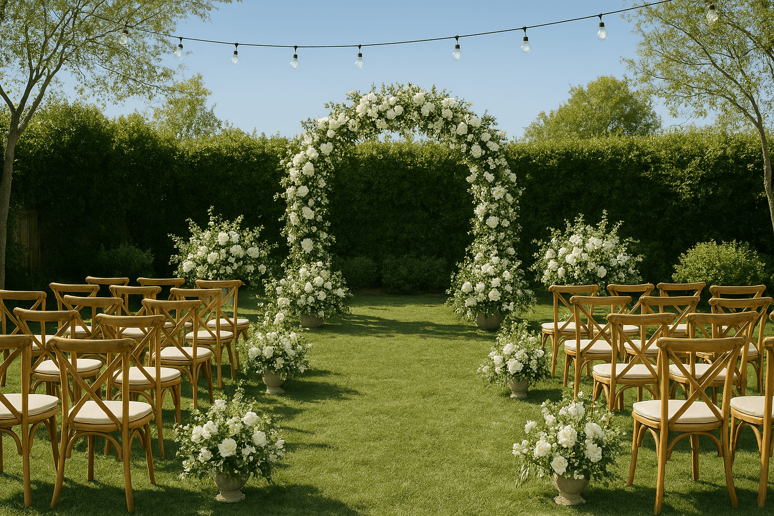 תכנון חתונה בחצר: איך להפוך את המרחב הביתי לחגיגה