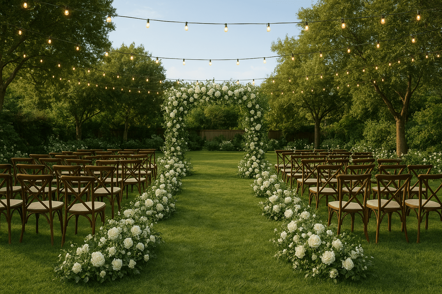 תכנון חתונה בחצר: איך ליצור אווירה קסומה