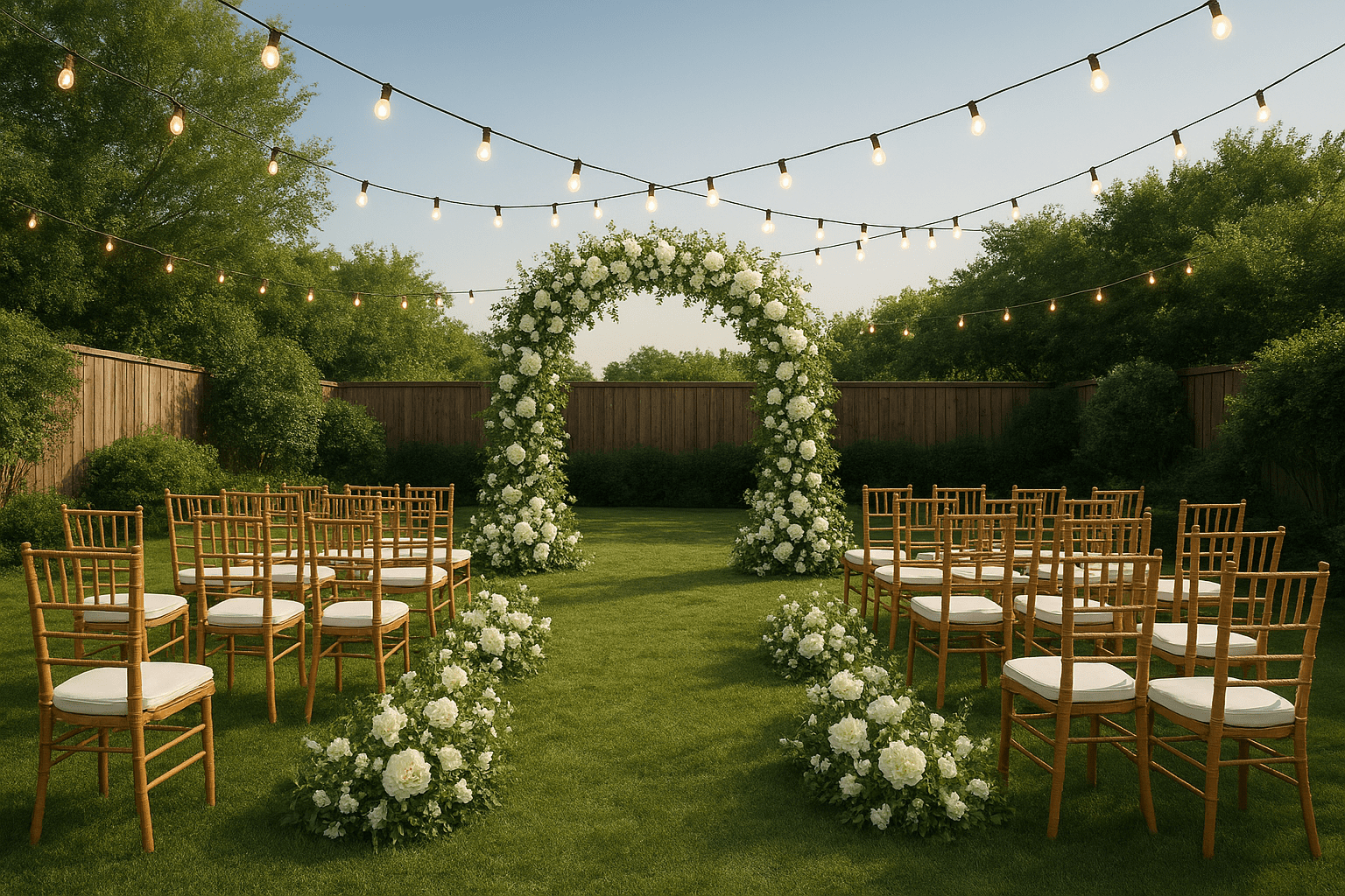 תכנון חתונה בחצר: איך להתאים את החצר לאירוע מושלם