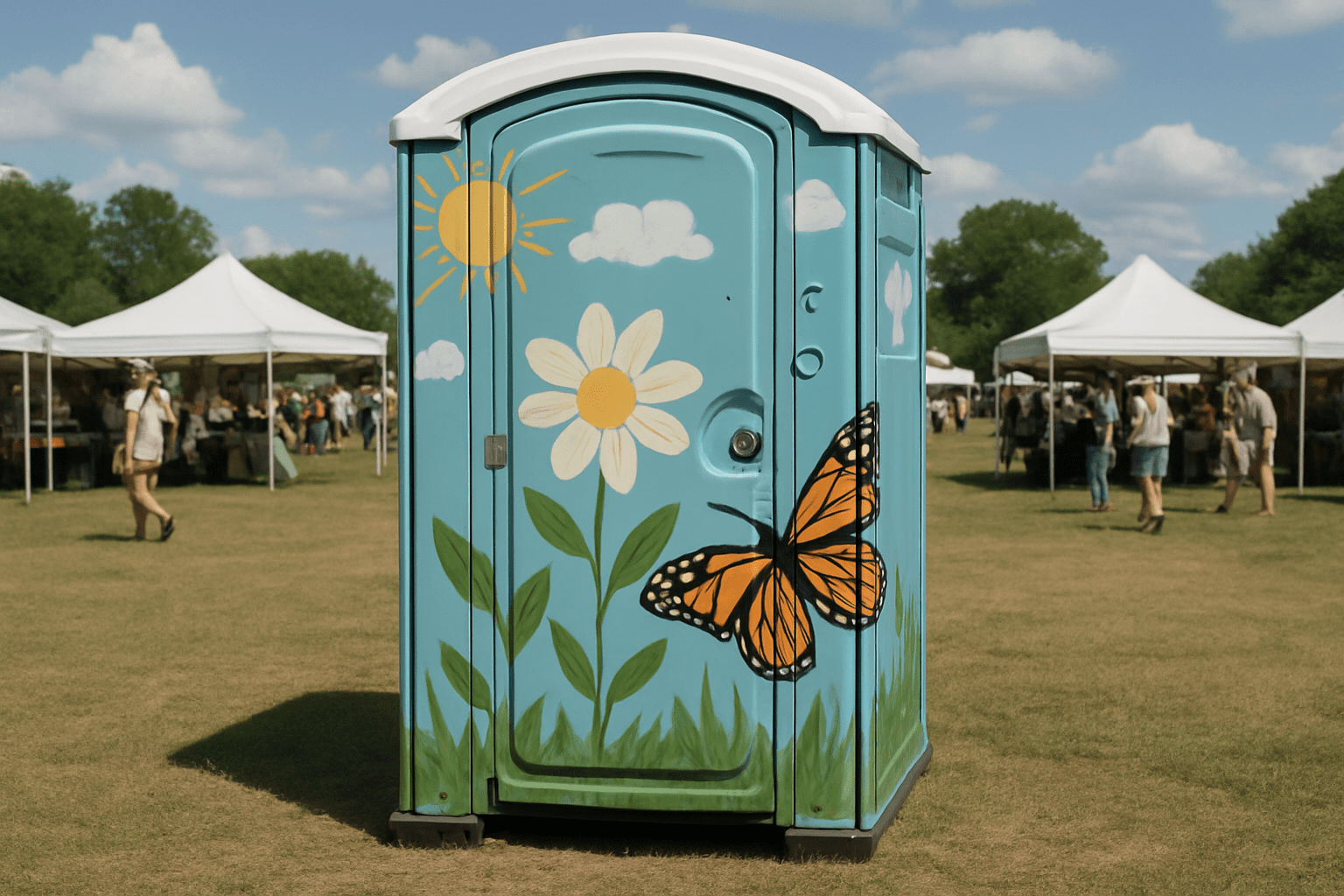 איך להקים שירותים ניידים לאירוע בצורה יצירתית ומיוחדת