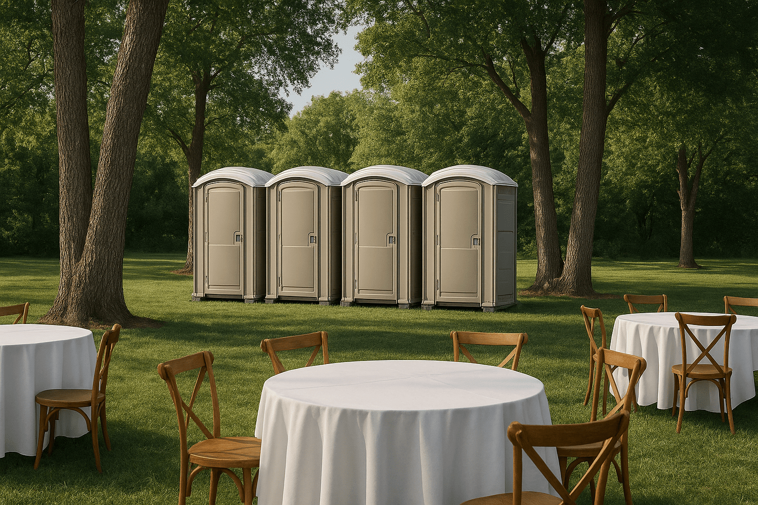 שירותים ניידים לאירוע: איך לבחור את המיקום המושלם בשטח