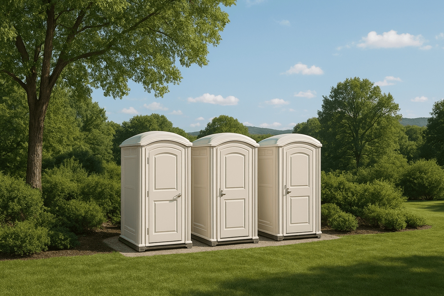 שירותים ניידים לאירועים בטבע: איך לשמור על יוקרה בסביבה טבעית