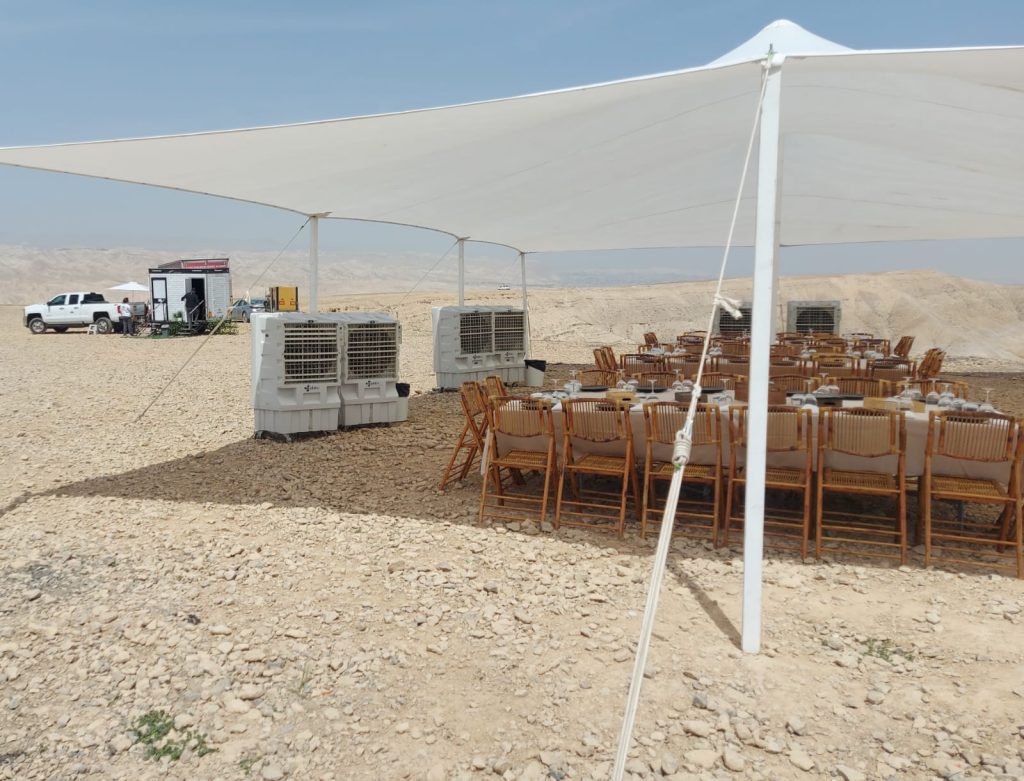 שירותים ניידים לאירוע שטח