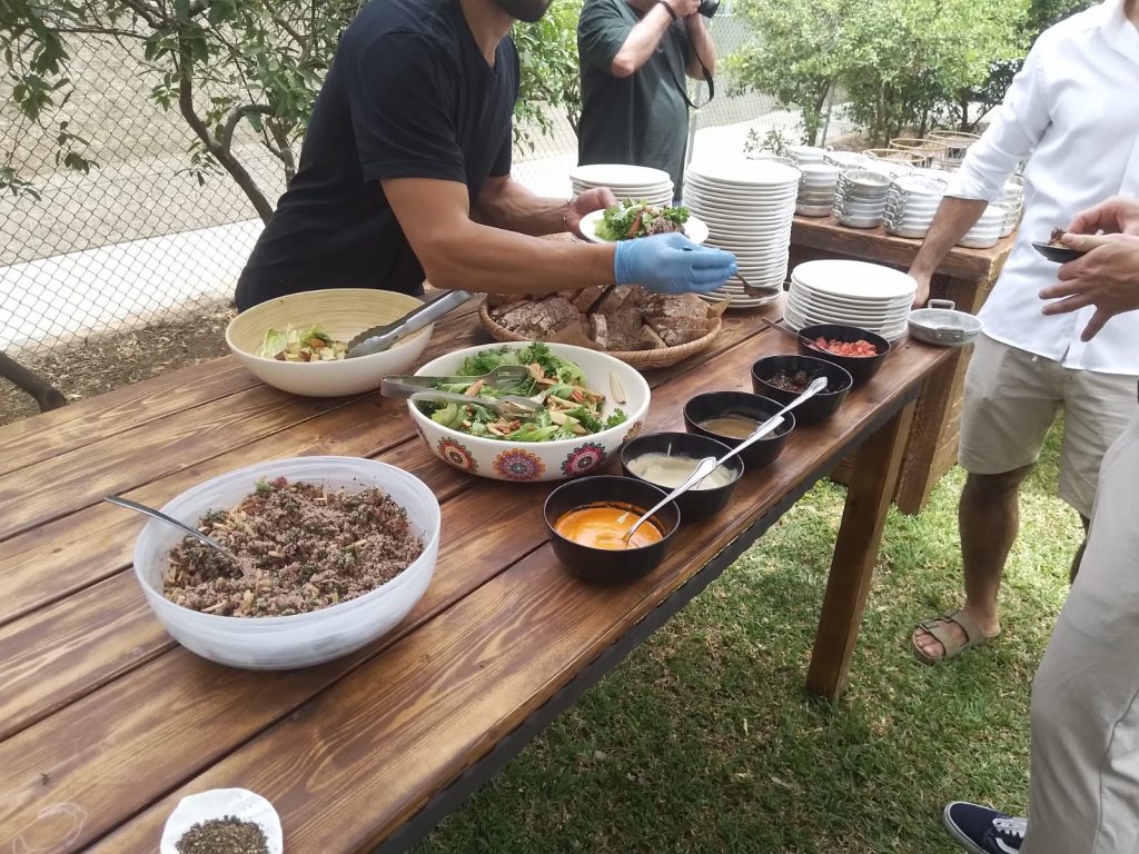 בחירת כיבוד לאירוע