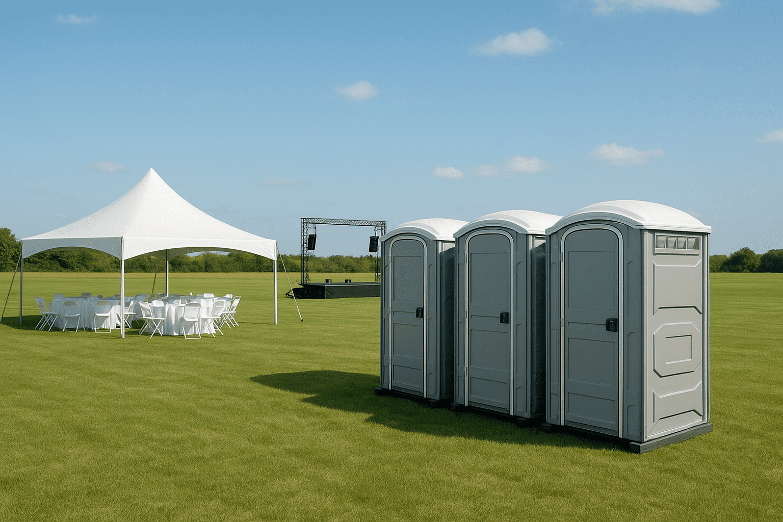 השכרת שירותים ניידים לאירועים: איך להבטיח חוויה חלקה לאורחים