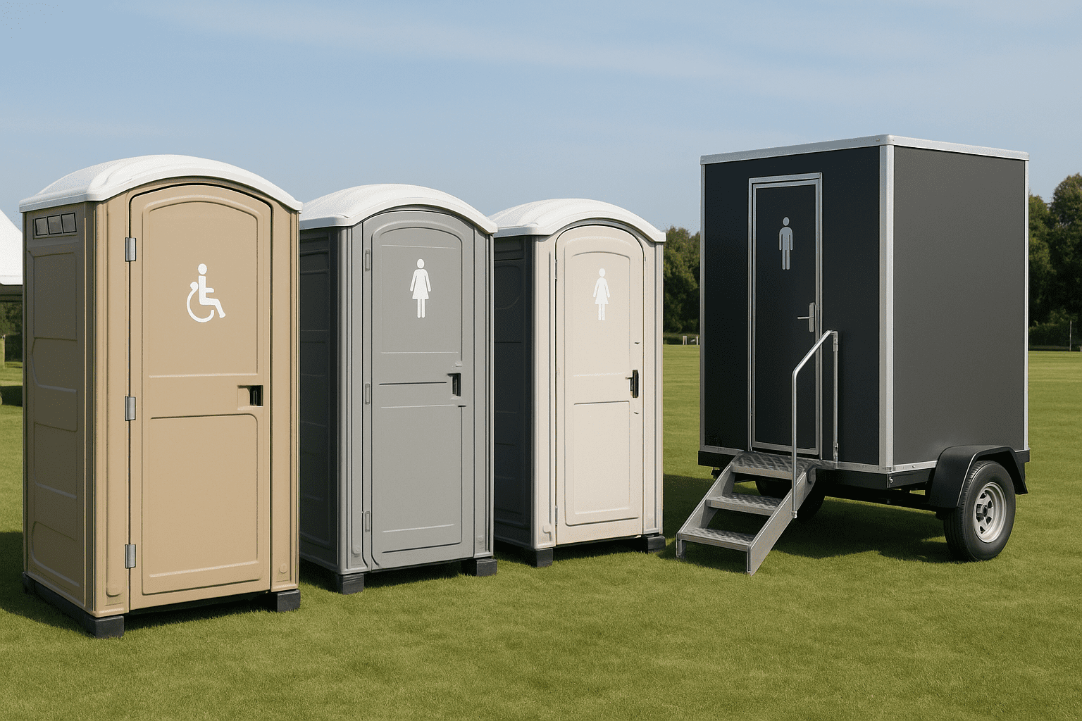 השכרת שירותים ניידים לאירועים: איך לבחור בין האפשרויות השונות