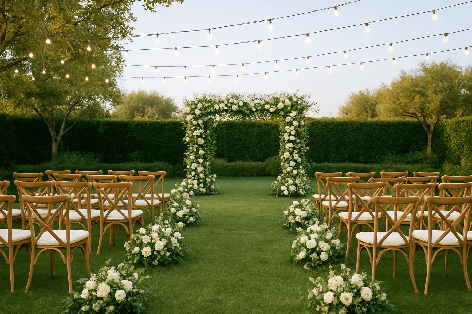 חתונה בחצר: איך להפוך את הגינה שלכם למקום הכי מיוחד