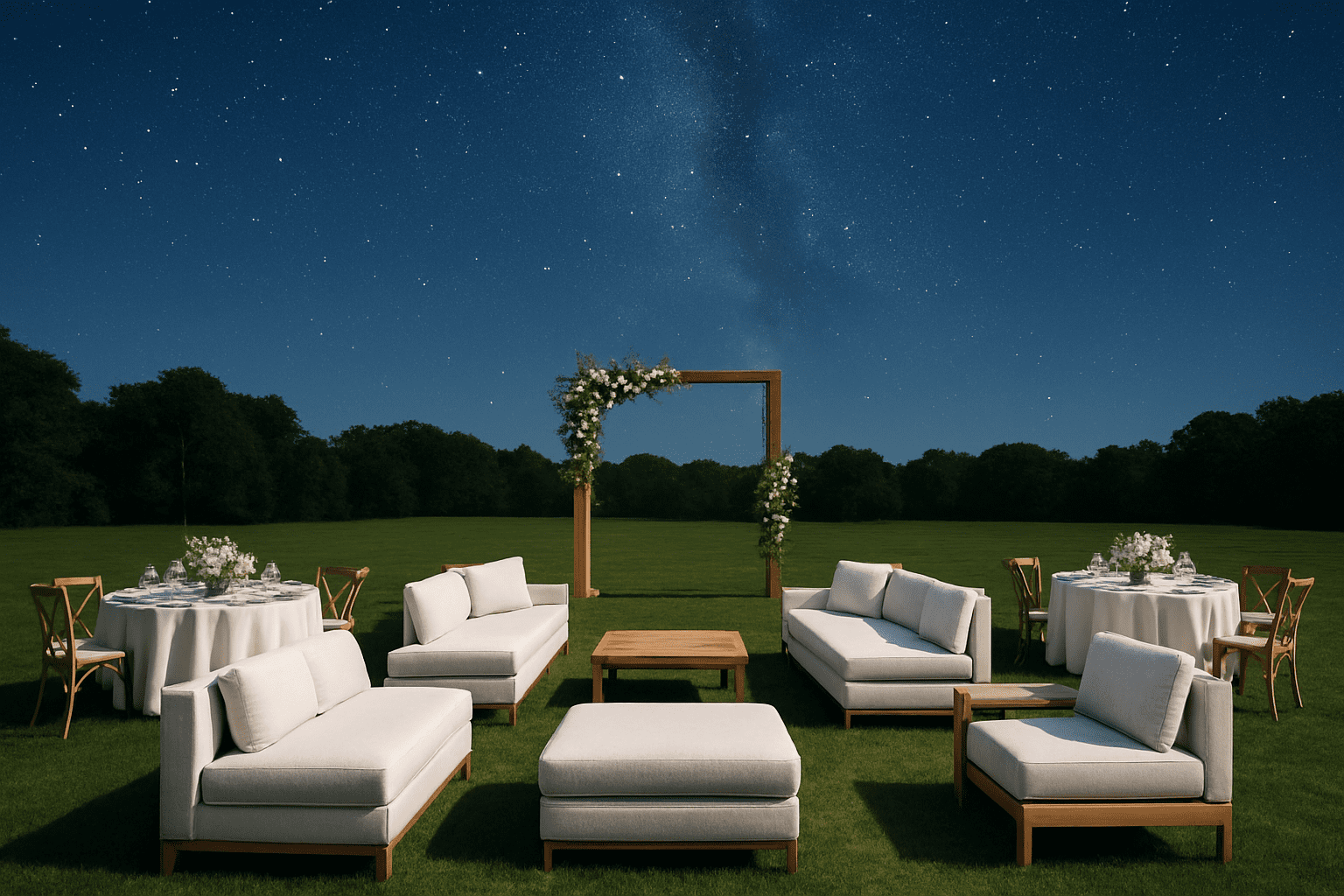 תכנון חתונה בחצר: איך ליצור אווירה קסומה תחת כיפת השמיים