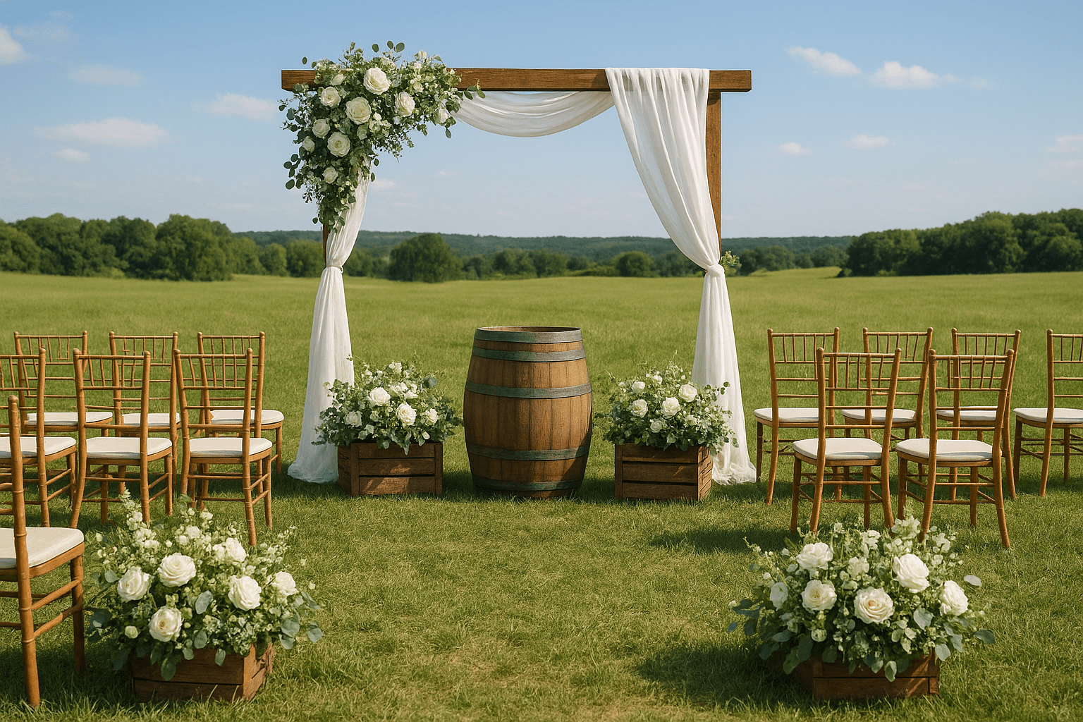 אירגון חתונה בשטח: איך לשלב אלמנטים ייחודיים בעיצוב