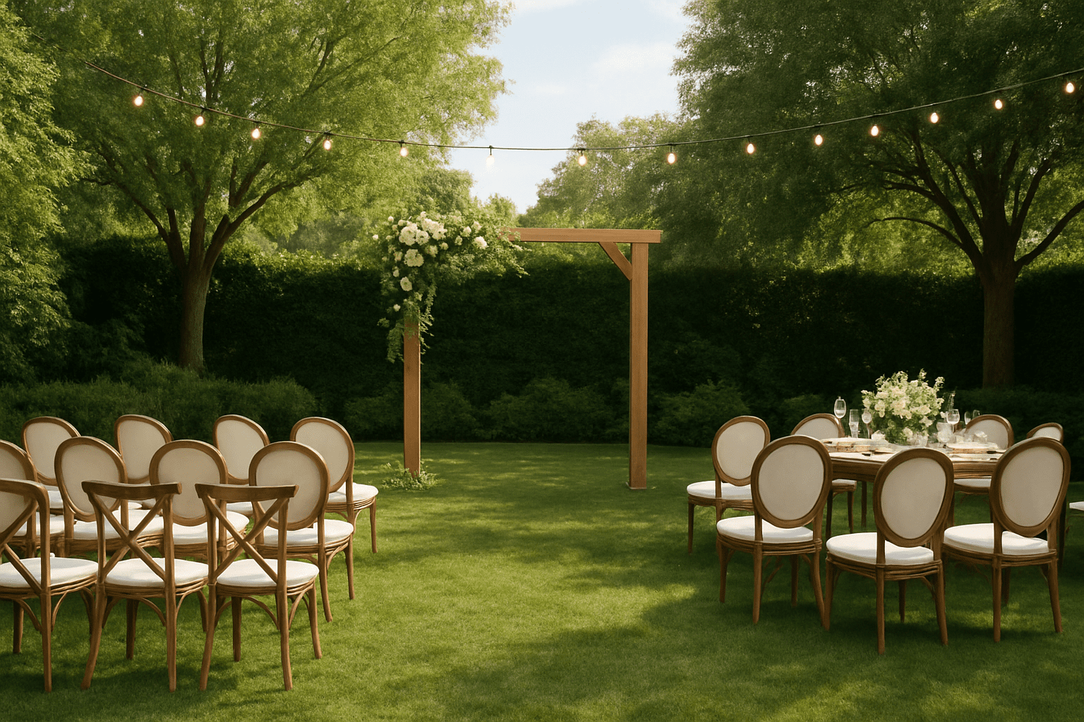 תכנון חתונה בחצר: איך ליצור גן עדן פרטי