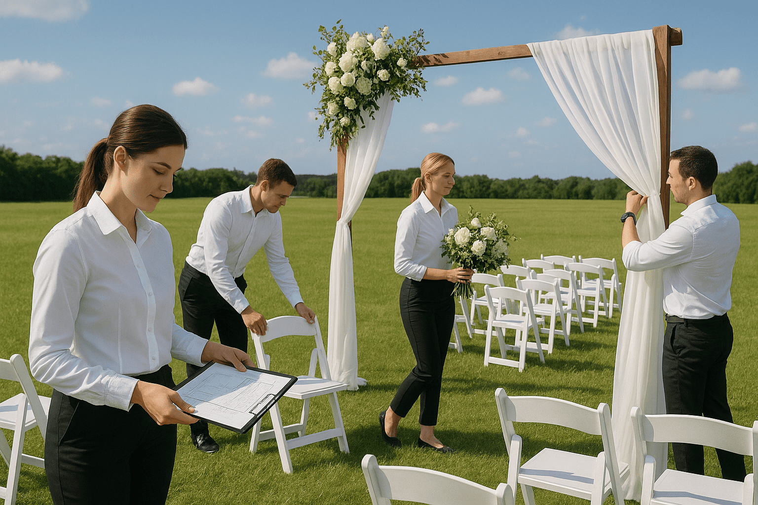 אירגון חתונה בשטח: איך להתמודד עם האתגרים הלוגיסטיים