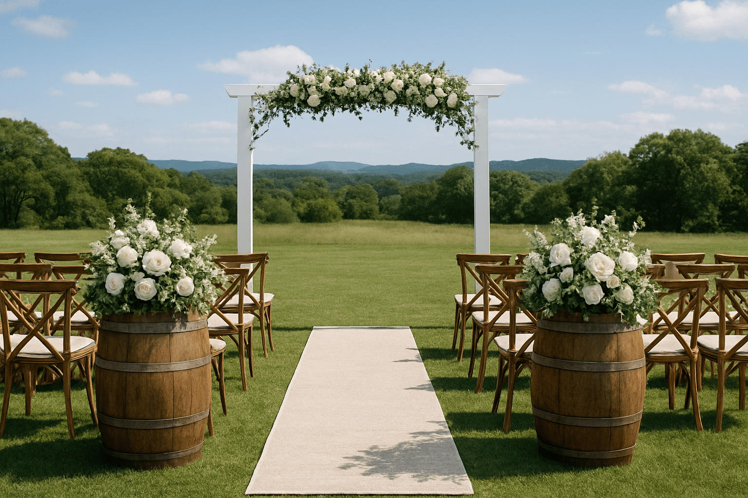 אירגון חתונה בשטח: איך לשלב בין הטבע לאירוע באופן מושלם