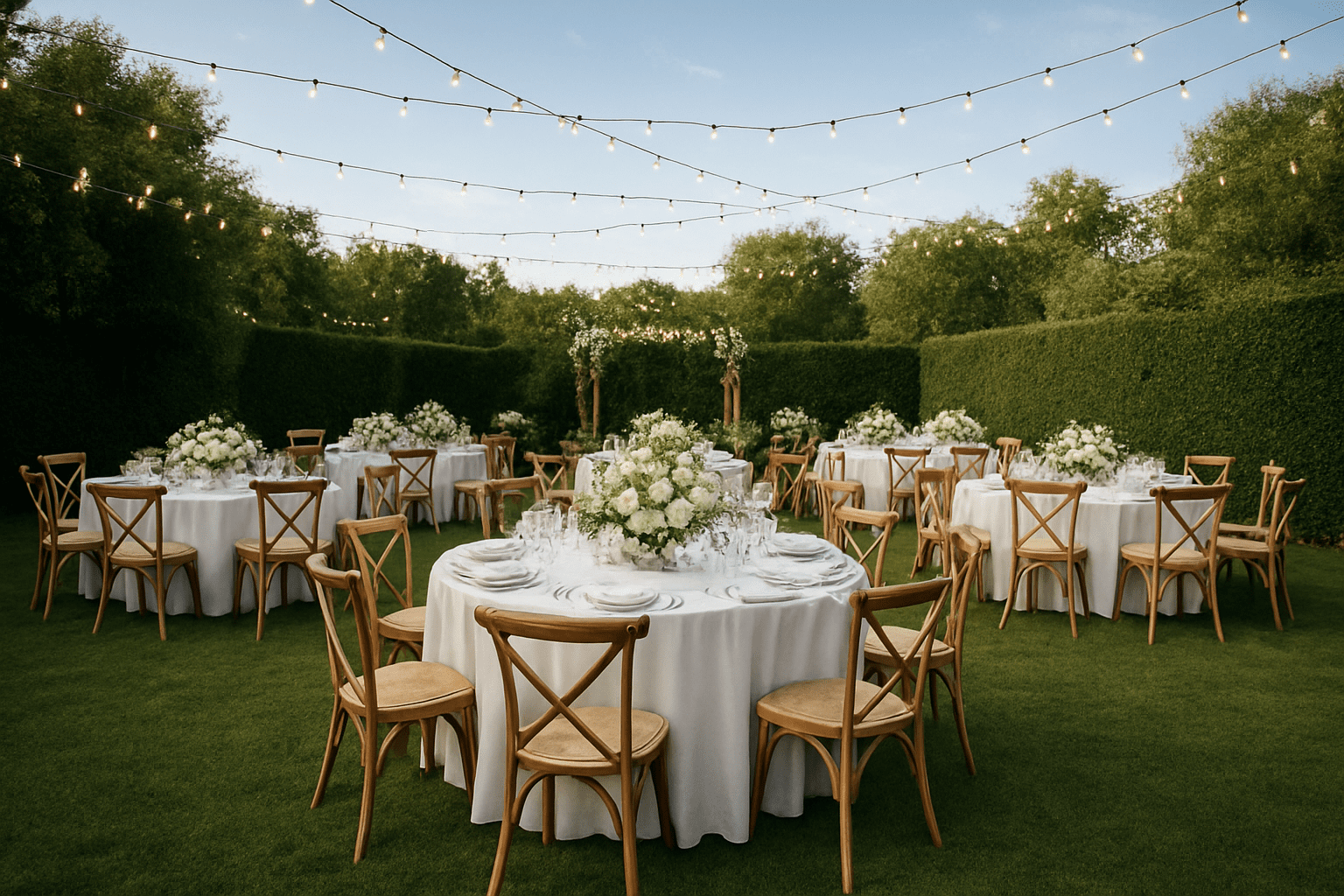 חתונה בחצר: איך ליצור אווירה אינטימית ומיוחדת