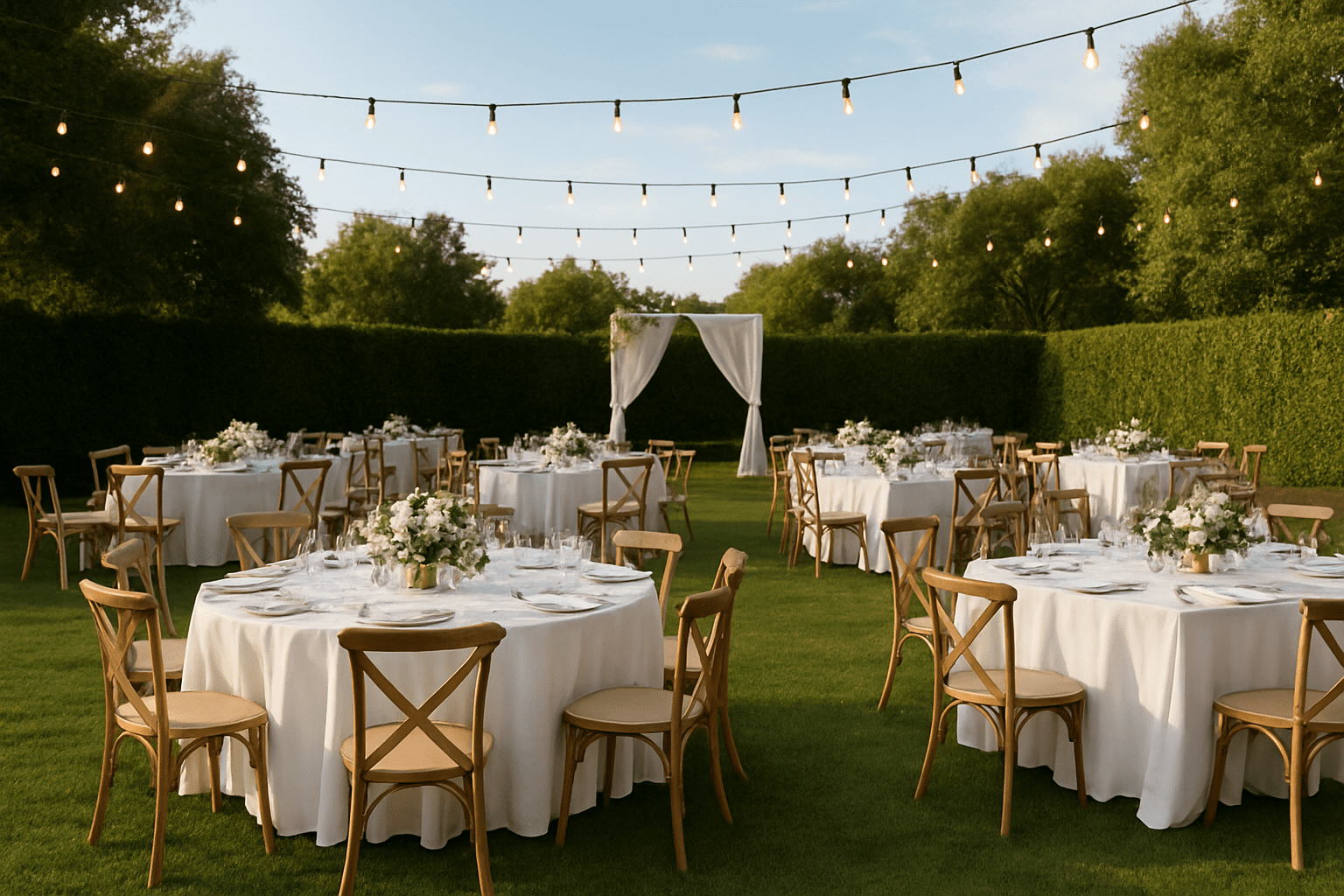 תכנון חתונה בחצר: איך להפוך את החצר שלכם לאולם אירועים