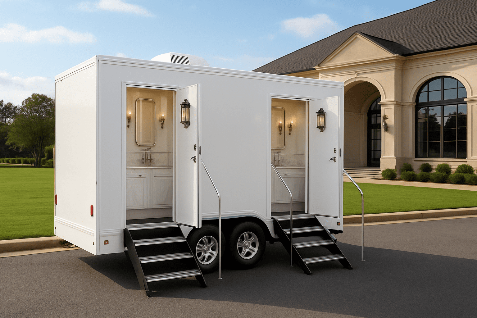 שירותים ניידים מפוארים לאירועים: איך ליצור אווירה יוקרתית