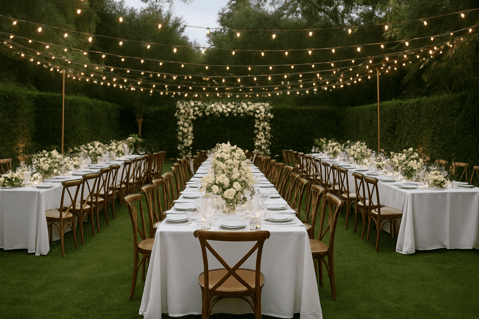 חתונה בחצר: איך להפוך את החצר הפרטית למקום חלומי