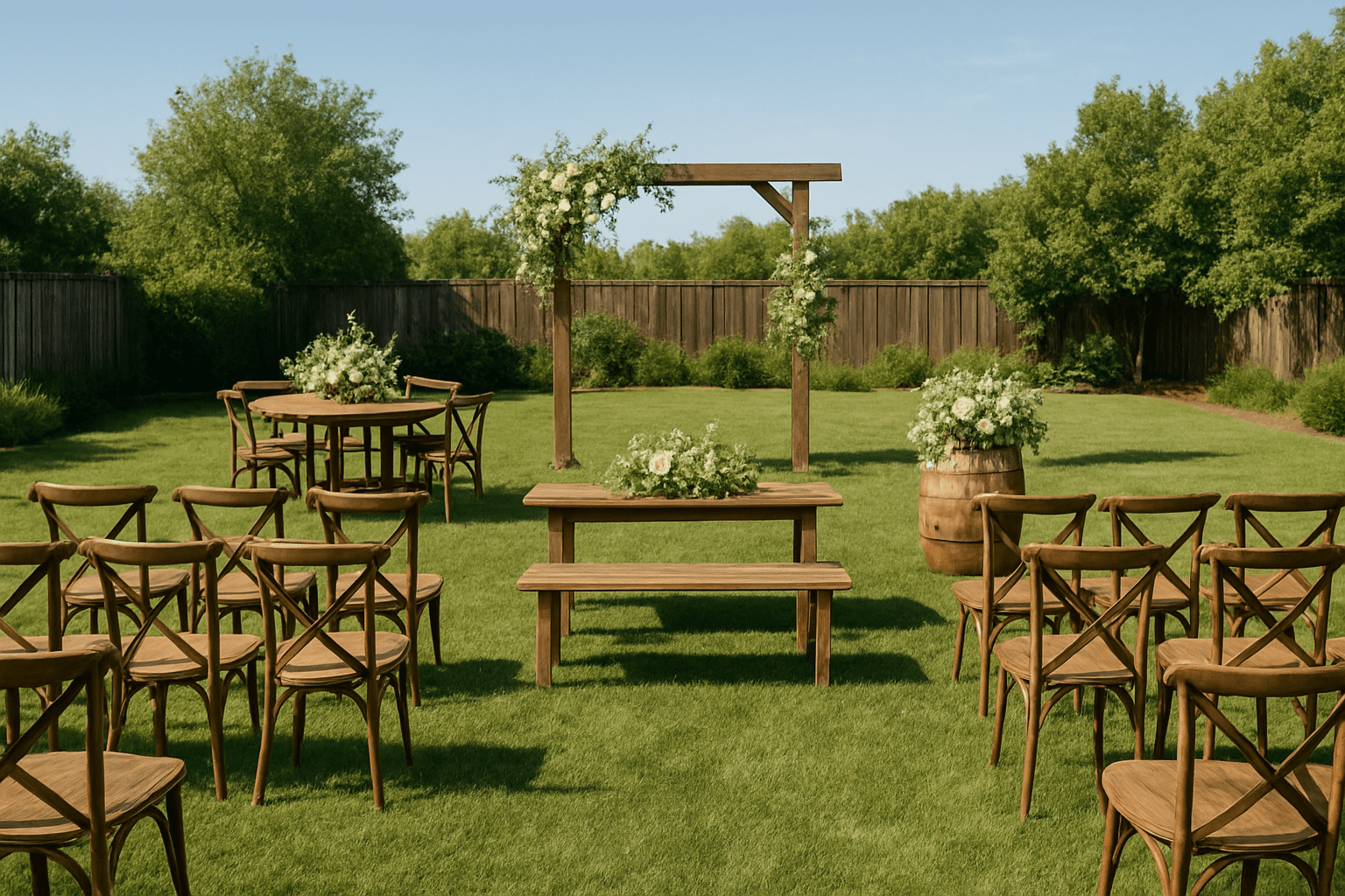 תכנון חתונה בחצר: איך לשלב את הטבע בעיצוב?