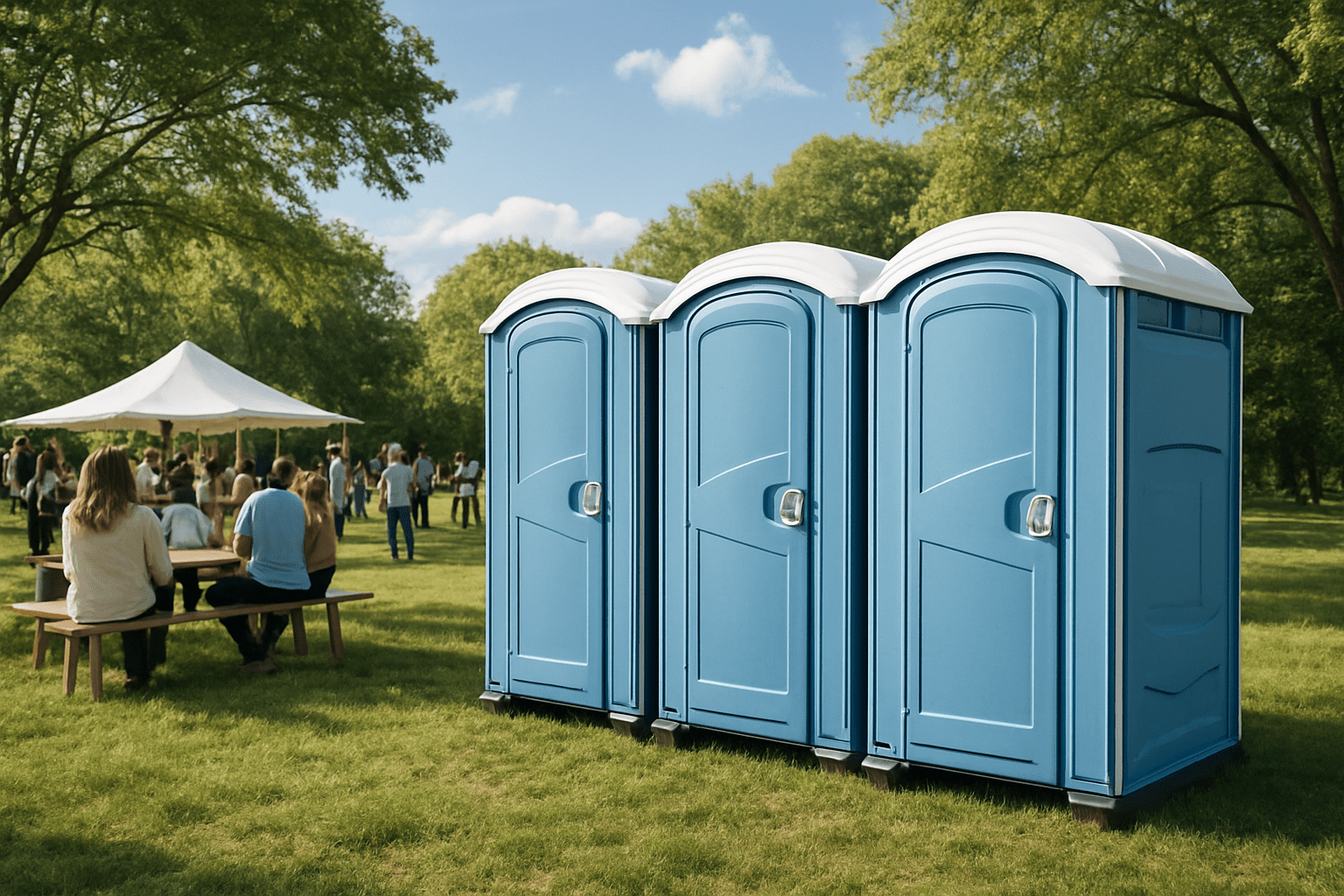 שירותים ניידים לאירועים בטבע: איך לשמור על נוחות בסביבה חיצונית