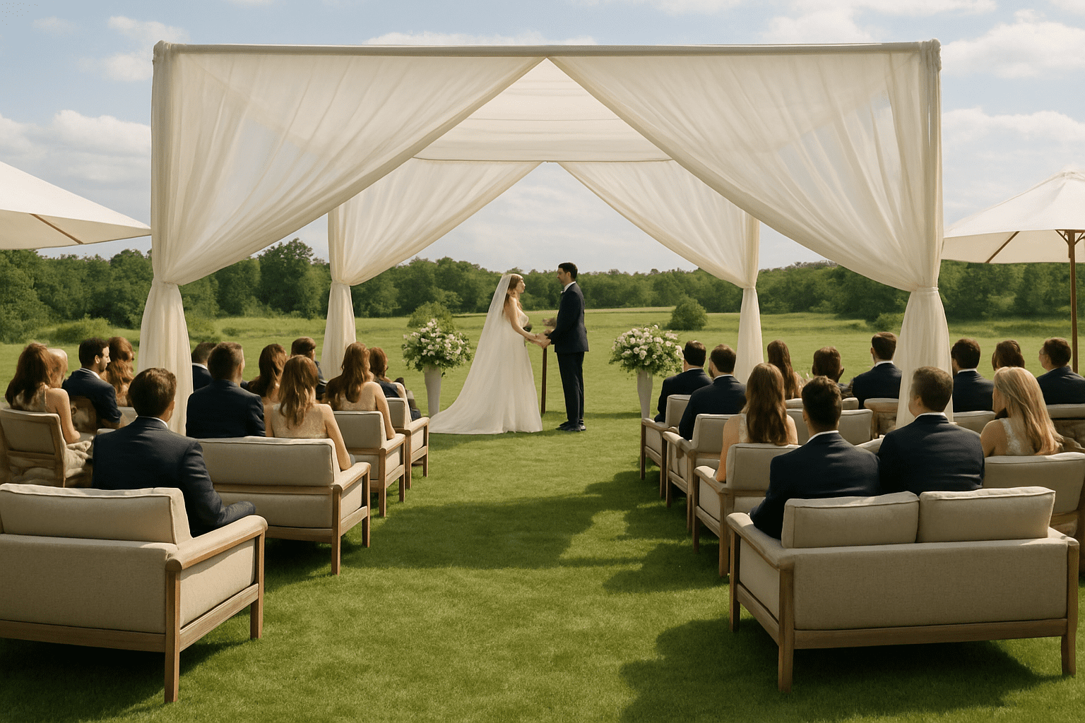 טיפים לחתונה בחוץ: איך לשמור על האורחים מרוצים?