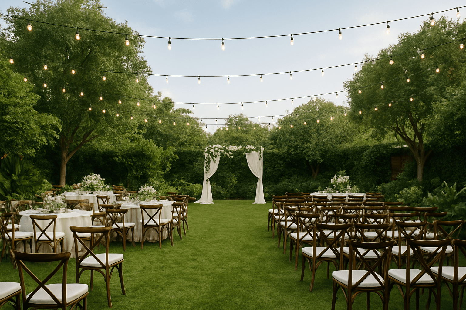 תכנון חתונה בחצר: איך להפוך את הגינה שלכם לגן אירועים