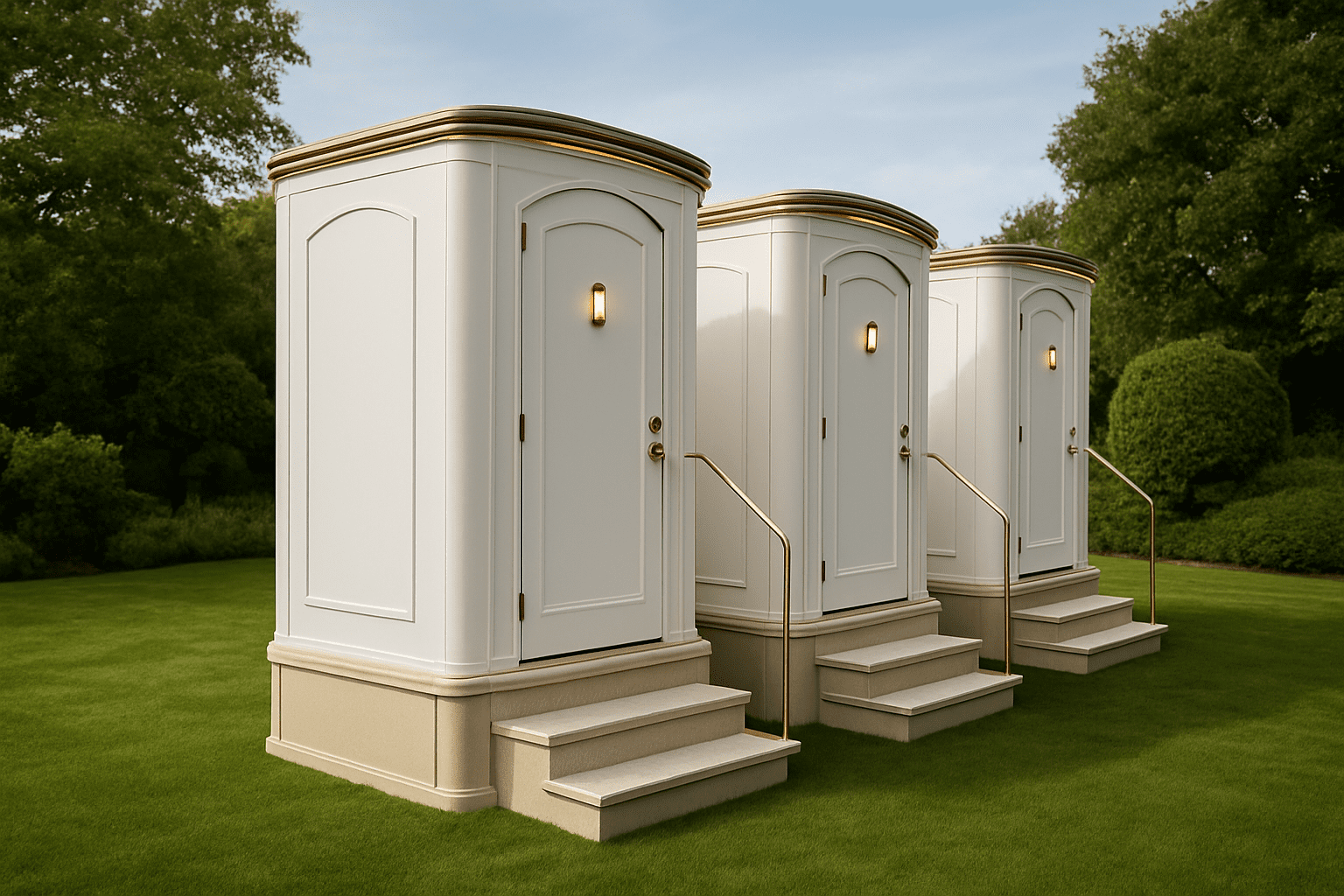 שירותים ניידים מפוארים: הפתרון המושלם לאירועים יוקרתיים