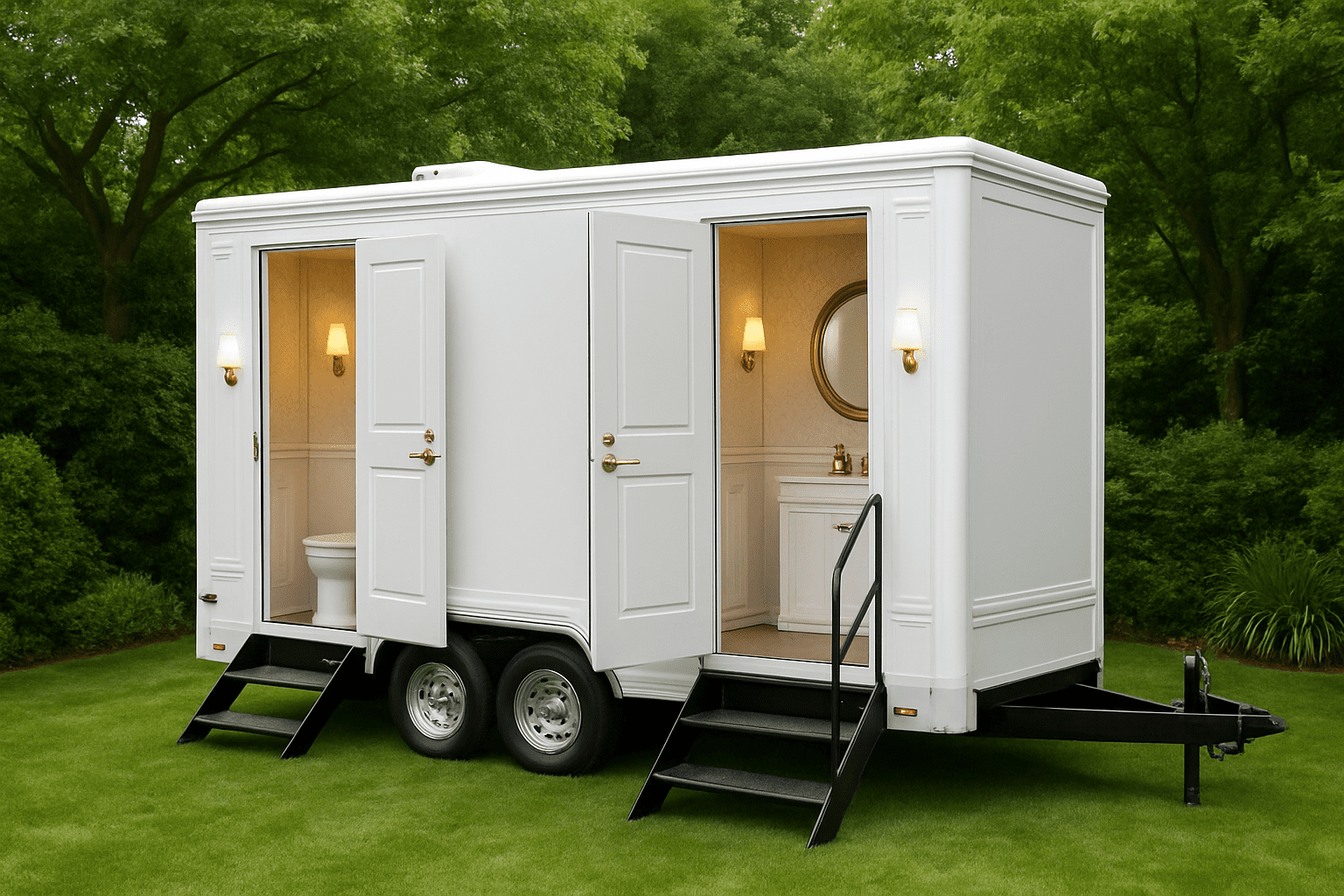 שירותים ניידים מפוארים: הטרנד החדש באירועים פרטיים