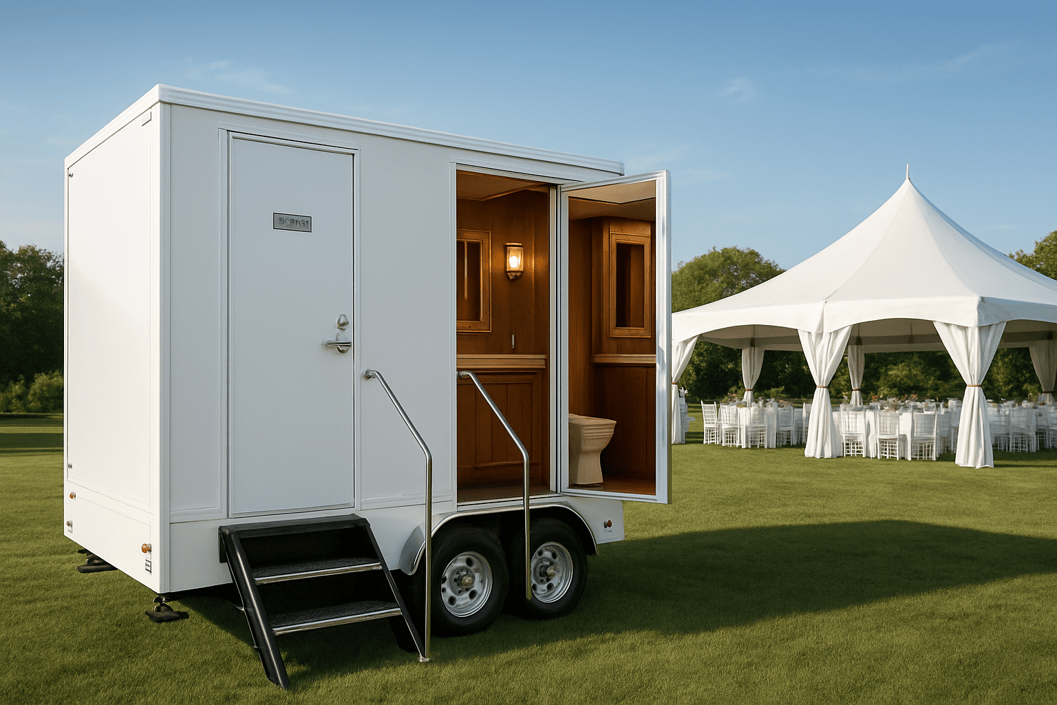 שירותים ניידים מפוארים לאירועים: איך להבטיח חוויה יוקרתית