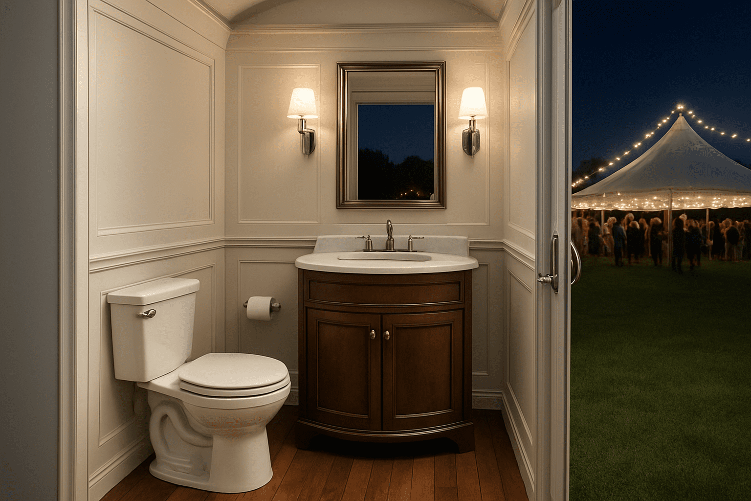 שירותים ניידים מפוארים לאירועים: איך להוסיף נגיעה של יוקרה