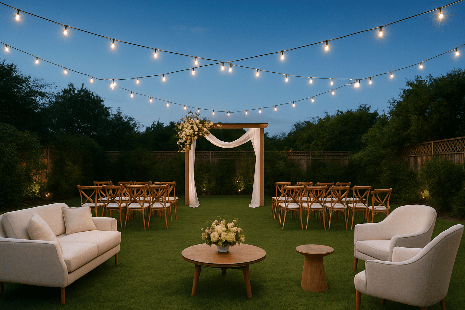 תכנון חתונה בחצר: איך ליצור גן עדן ביתי