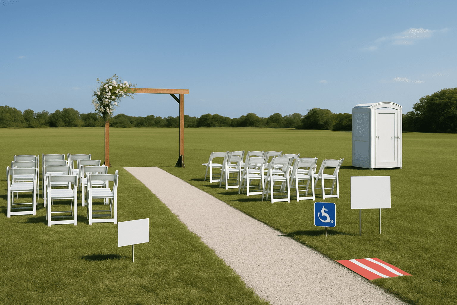 אירגון חתונה בשטח: איך לשמור על בטיחות ונוחות