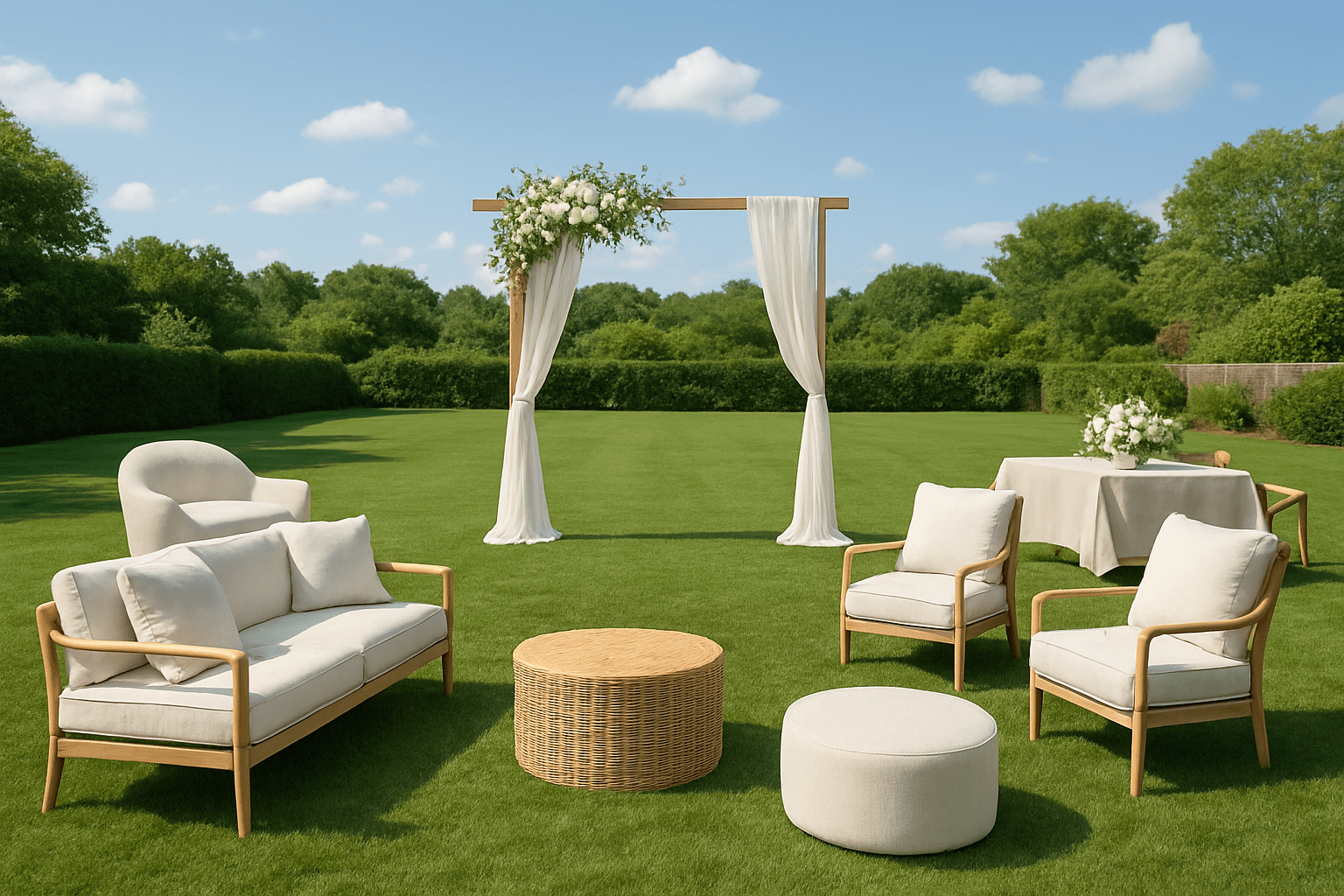 תכנון חתונה בחצר: יצירת אזורי ישיבה מיוחדים